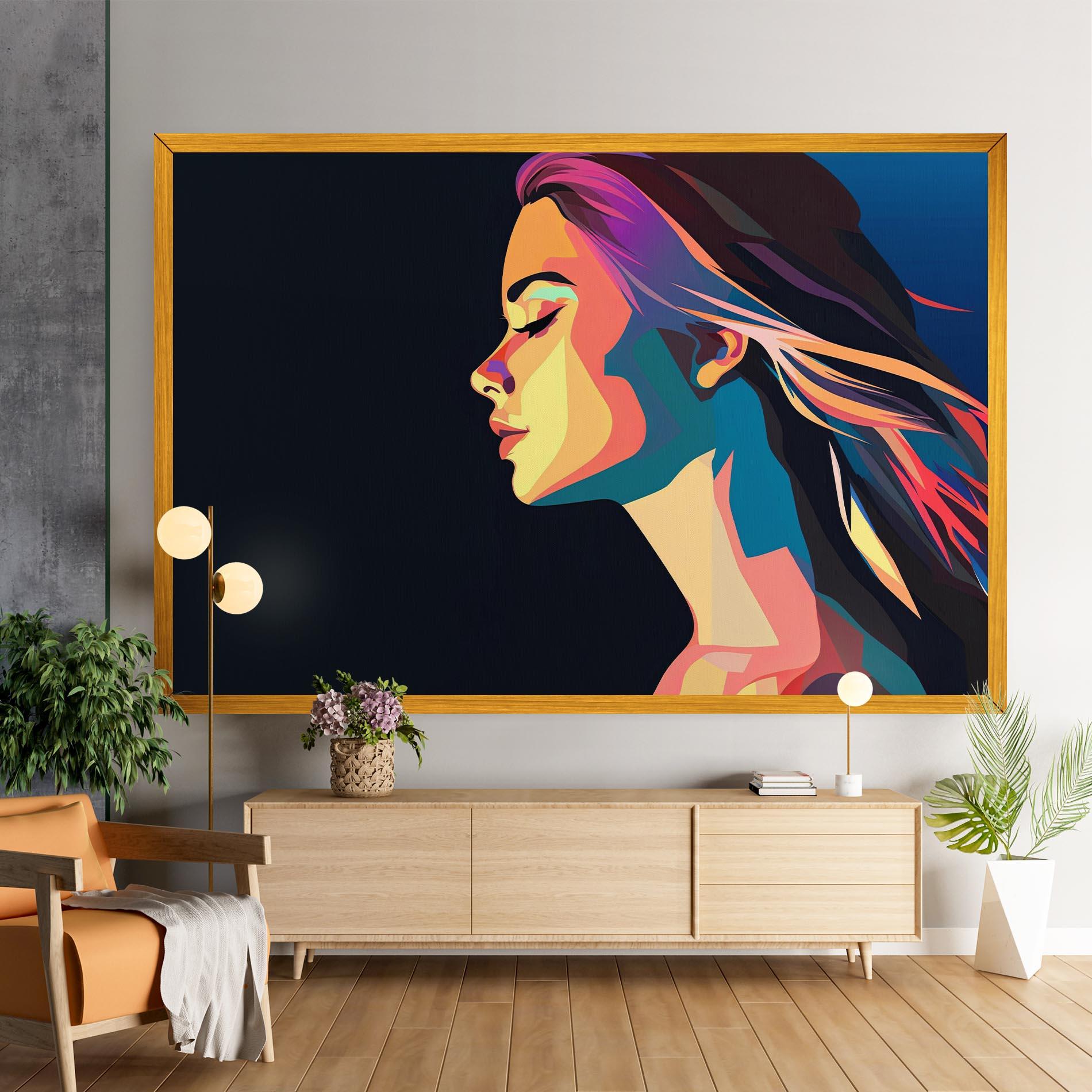 Obraz na Płótnie Worm Pop Light mockup 9