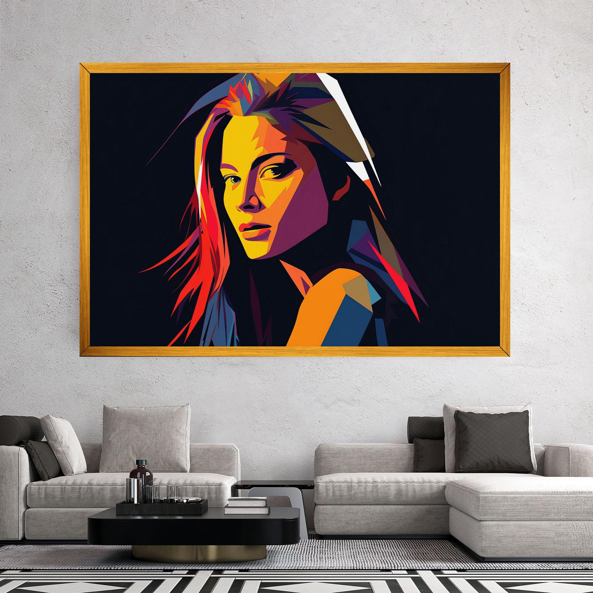 Obraz na Płótnie Orange Pop Light mockup 2