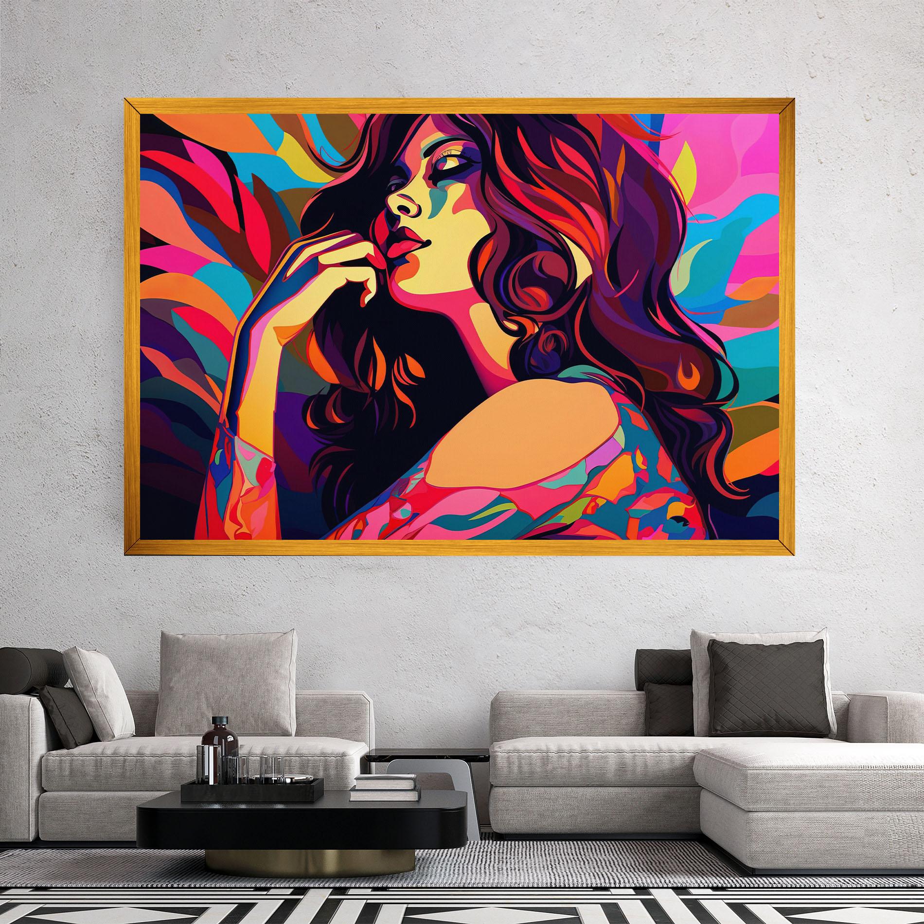 Obraz na Płótnie Pop Color Mix mockup 2