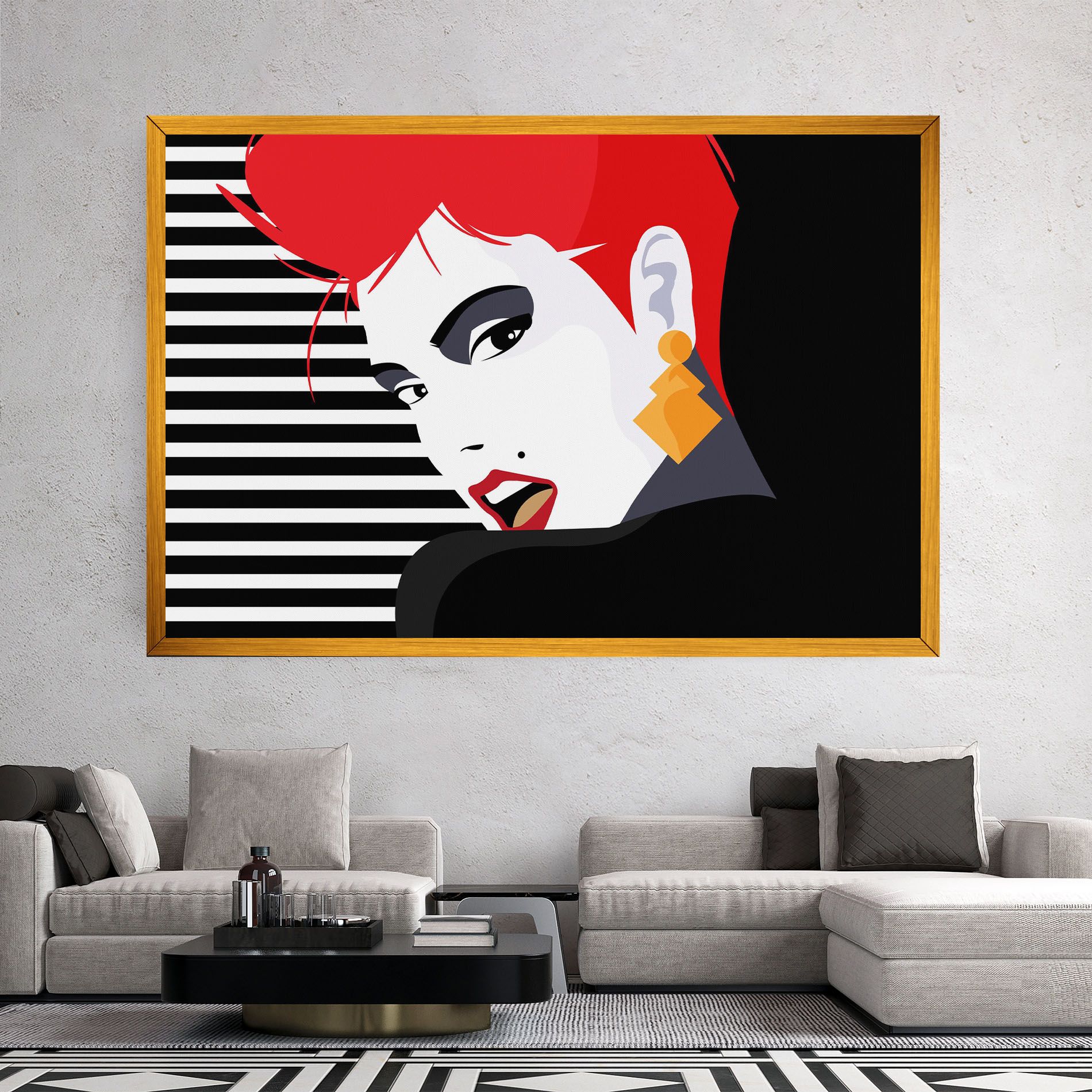 Red Pop Hair mockup 2