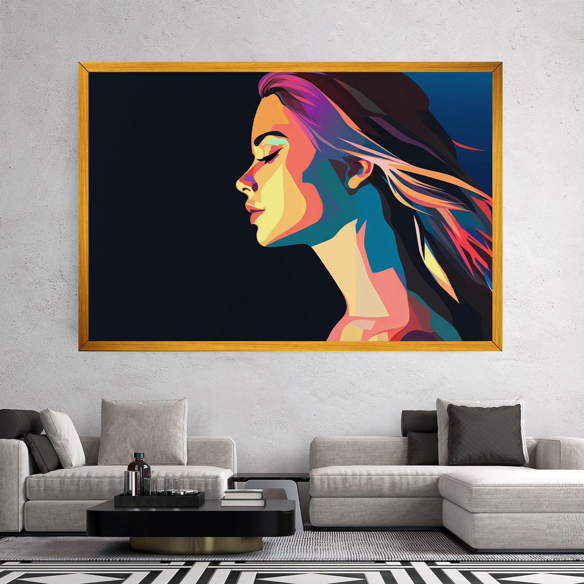 Obraz na Płótnie Worm Pop Light mockup 2