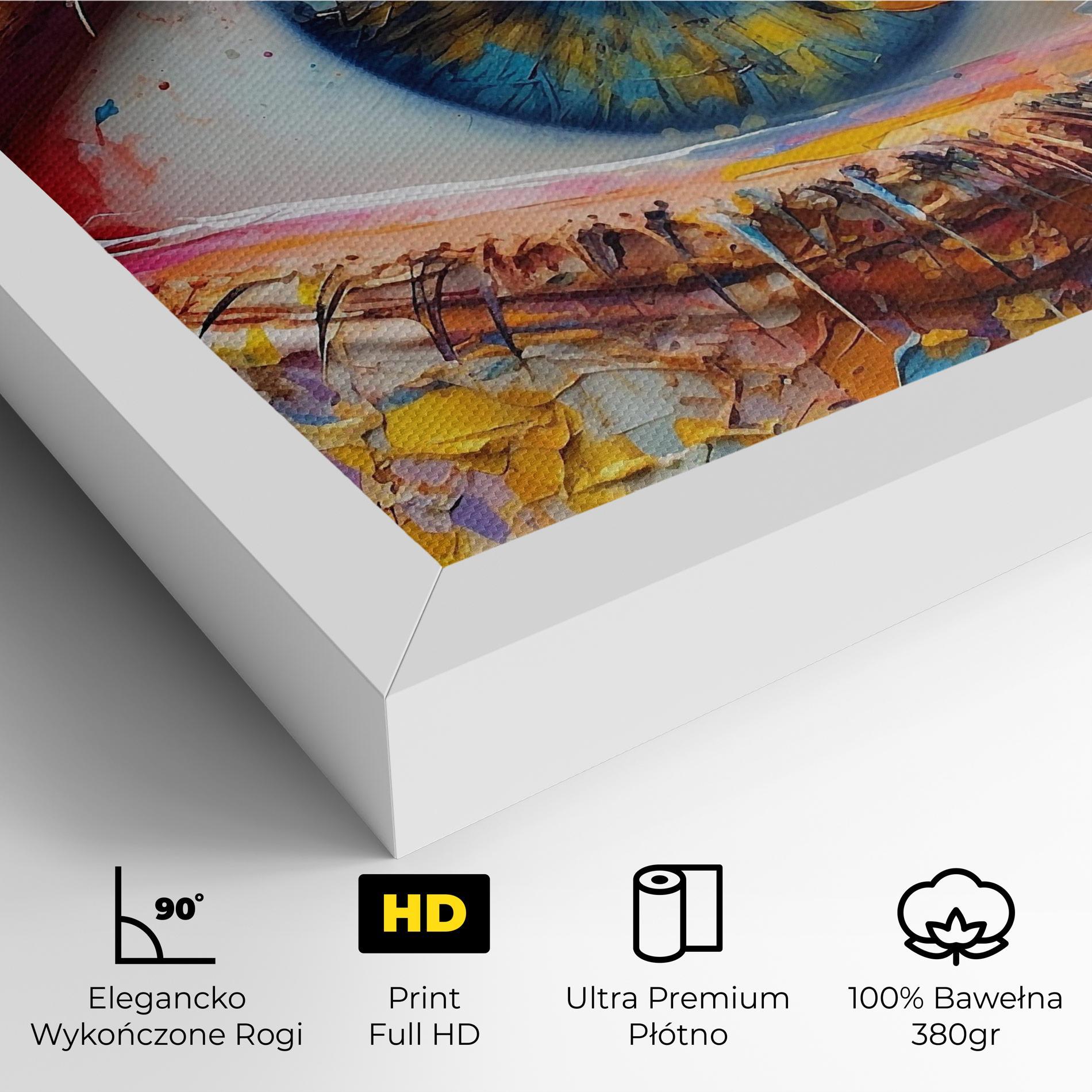 Obraz na Płótnie Blue Eyes Art mockup 4