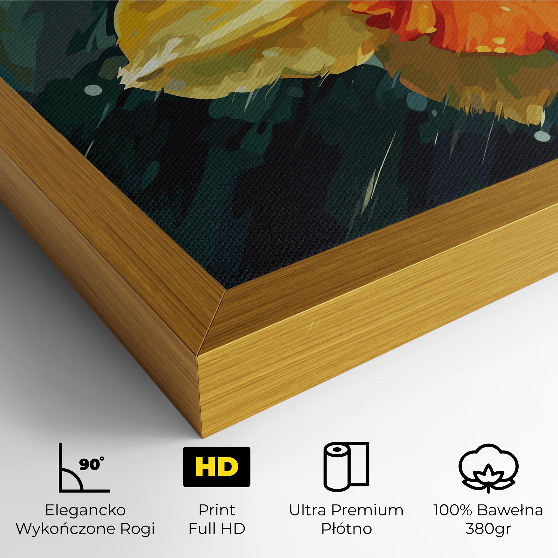 Obraz na Płótnie Yellow Flower Art mockup 4