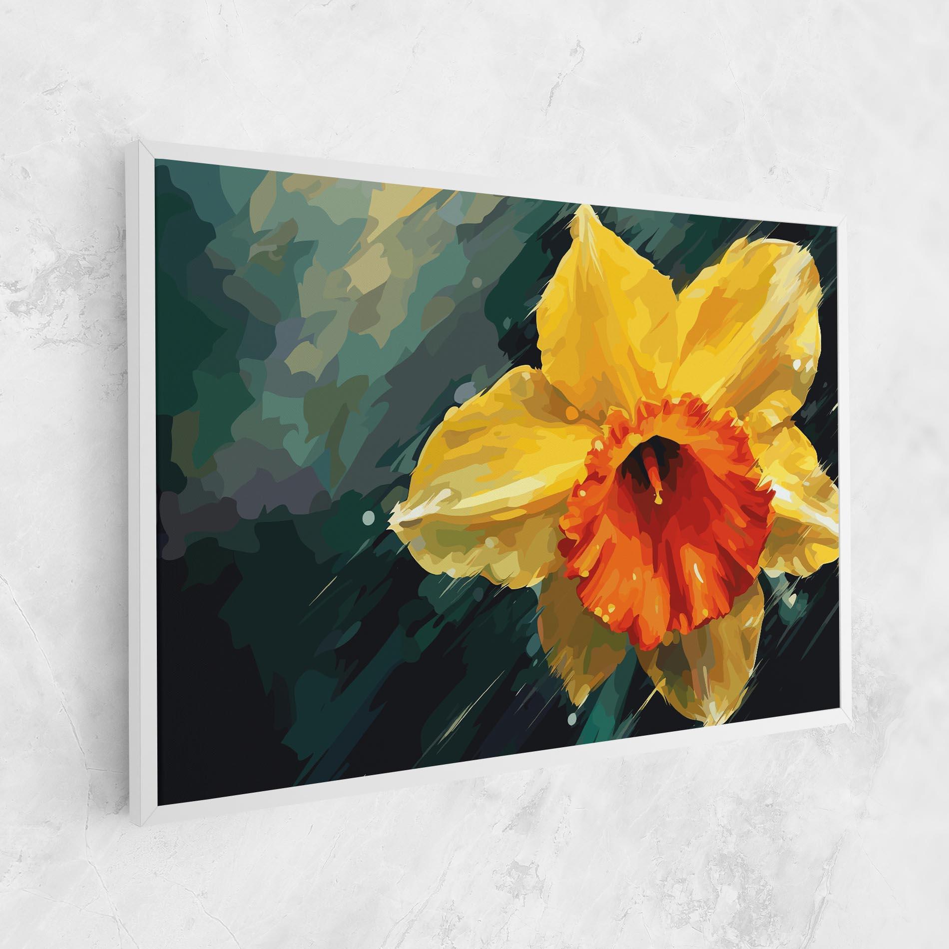 Obraz na Płótnie Yellow Flower Art mockup 1