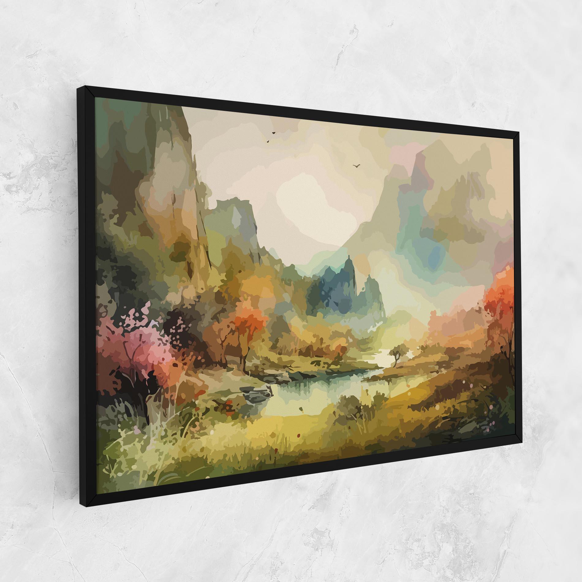 Obraz na Płótnie Nature Painting mockup 1