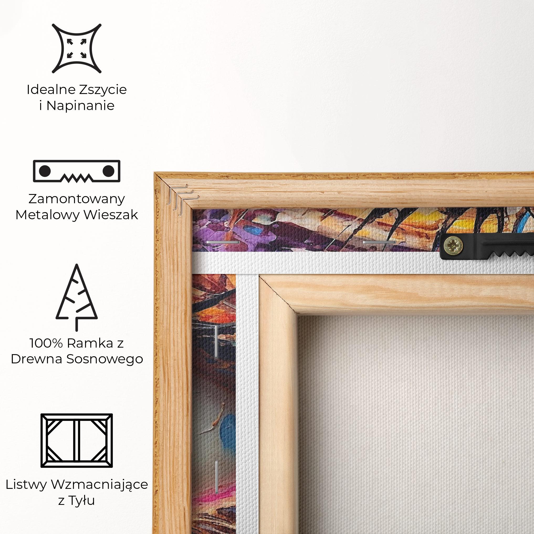 Obraz na Płótnie Blue Eyes Art mockup 5