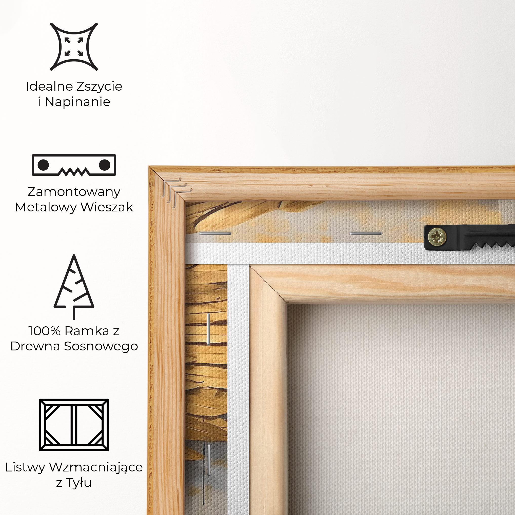 Obraz na Płótnie Golden Wings Art mockup 5