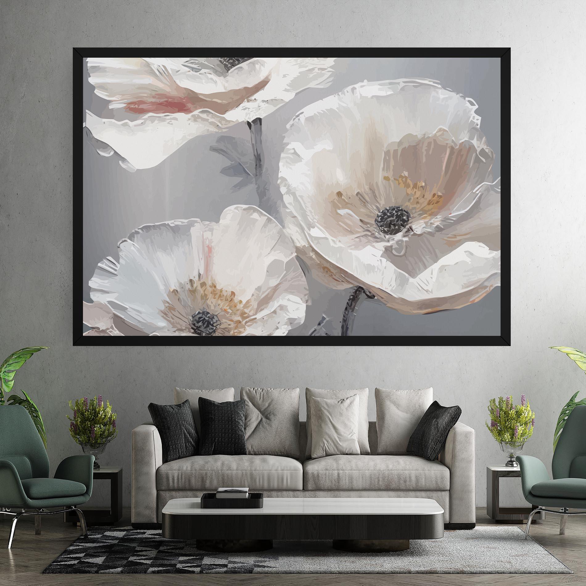 Obraz na Płótnie Cream Mix Flower mockup 7