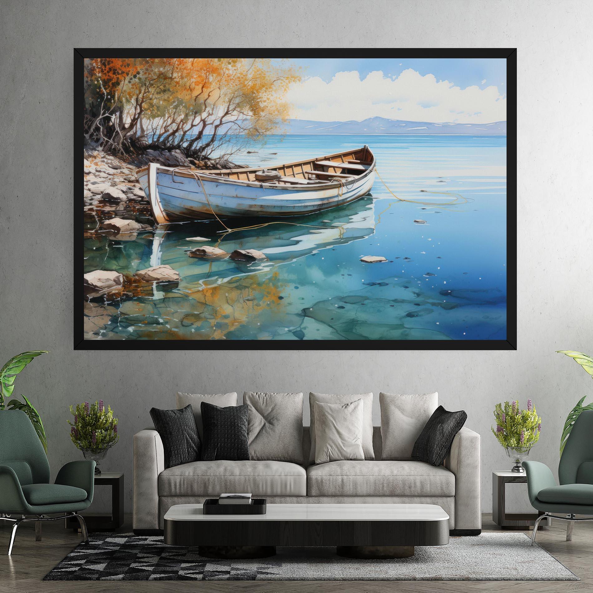 Obraz na Płótnie Sailing Boat mockup 7