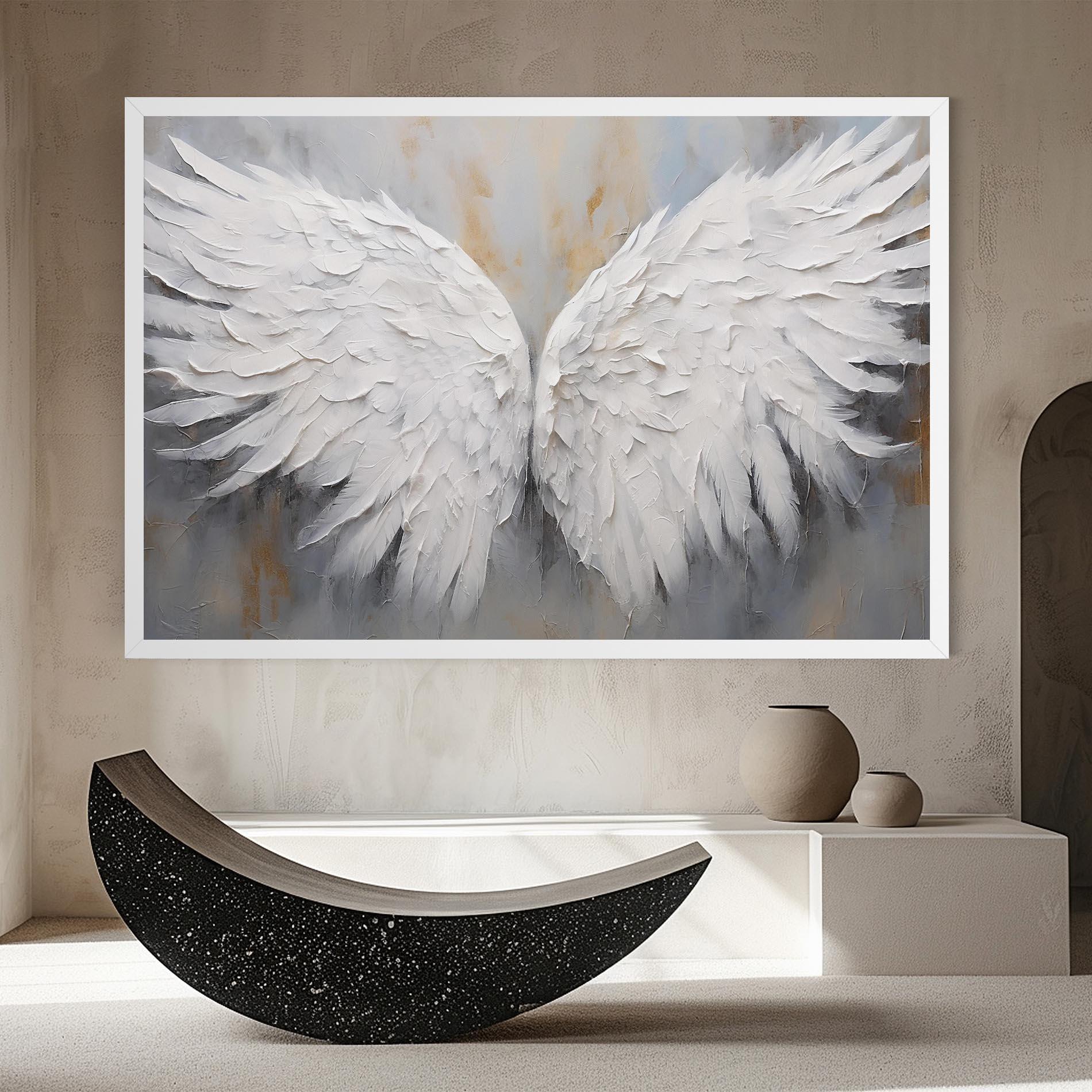 Obraz na Płótnie Pretty Angel Wings mockup 8