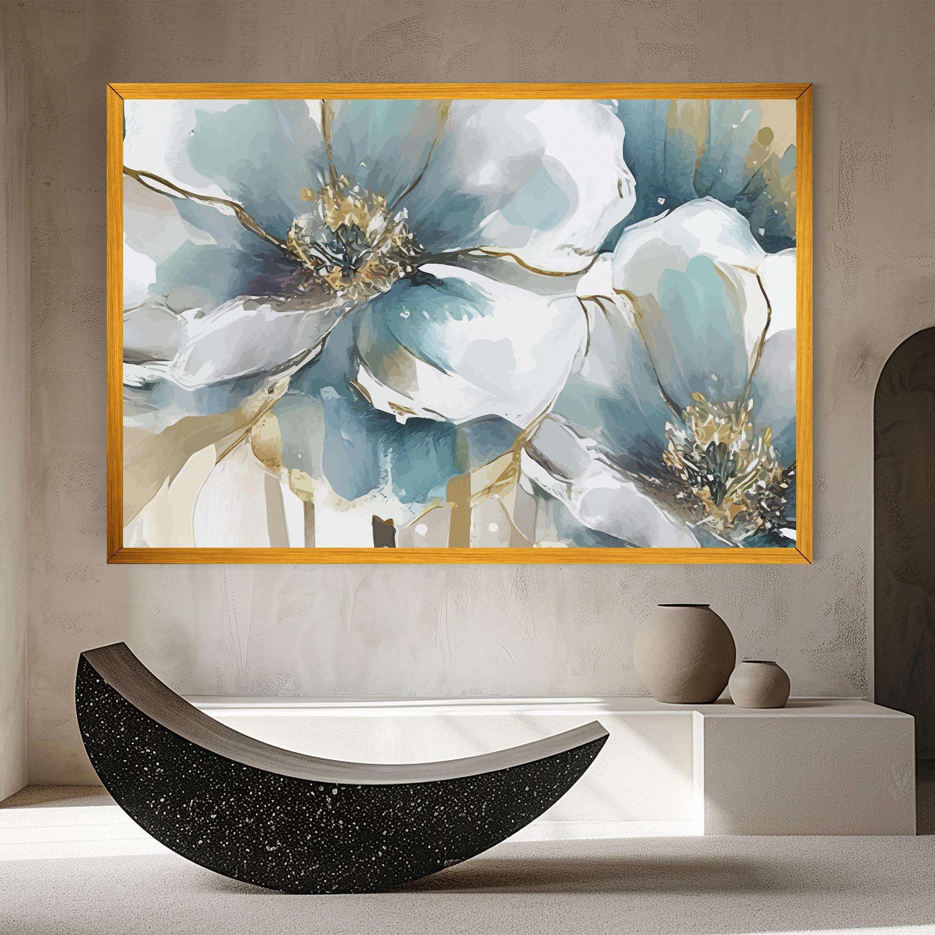 Obraz na Płótnie Flower Mix Art mockup 8