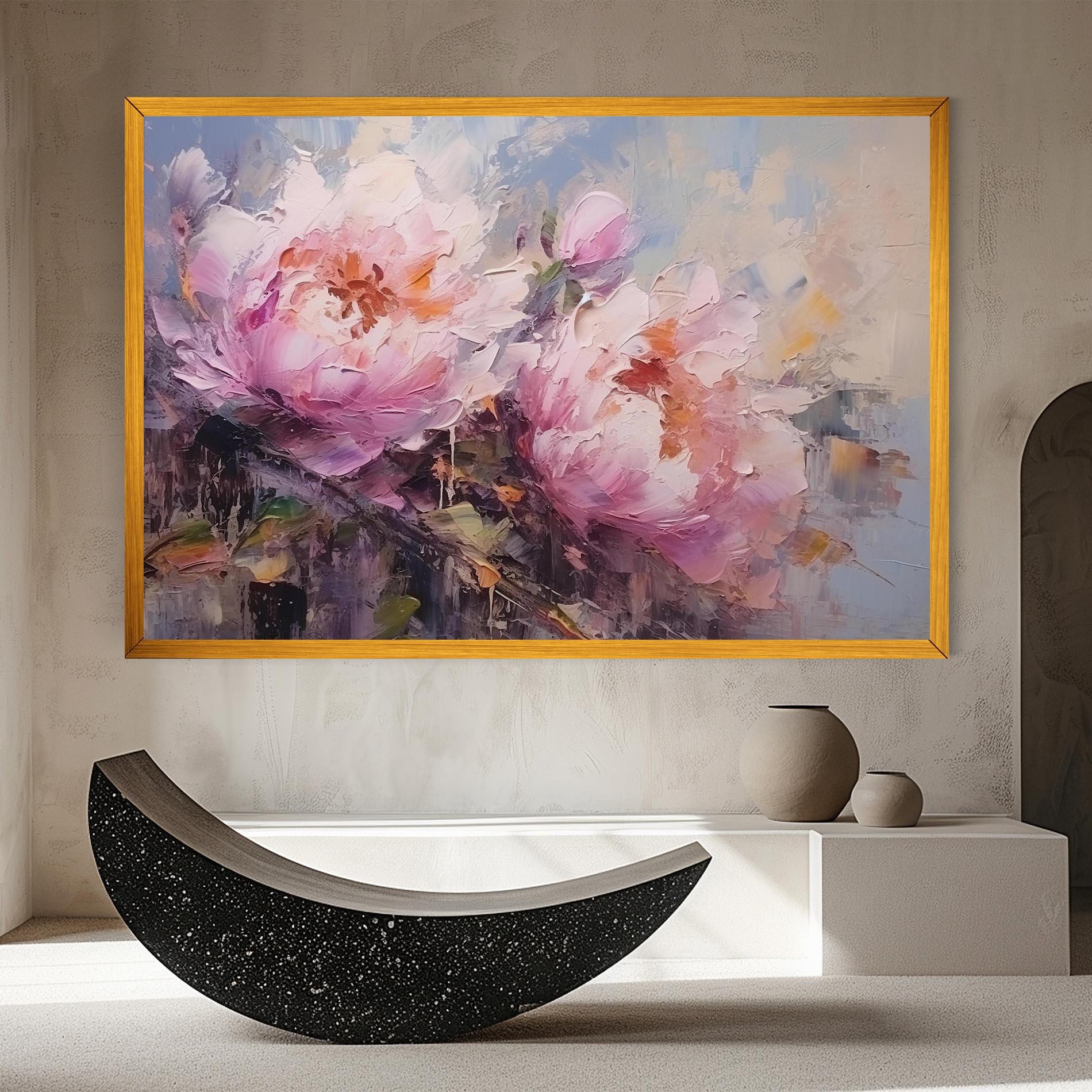 Obraz na Płótnie Peony Art mockup 8