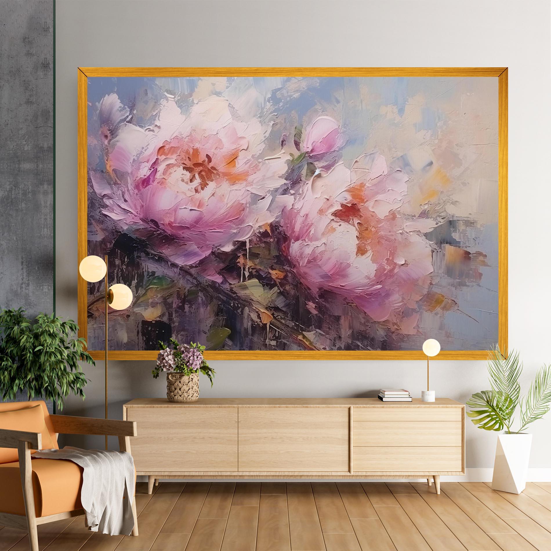 Obraz na Płótnie Peony Art mockup 9