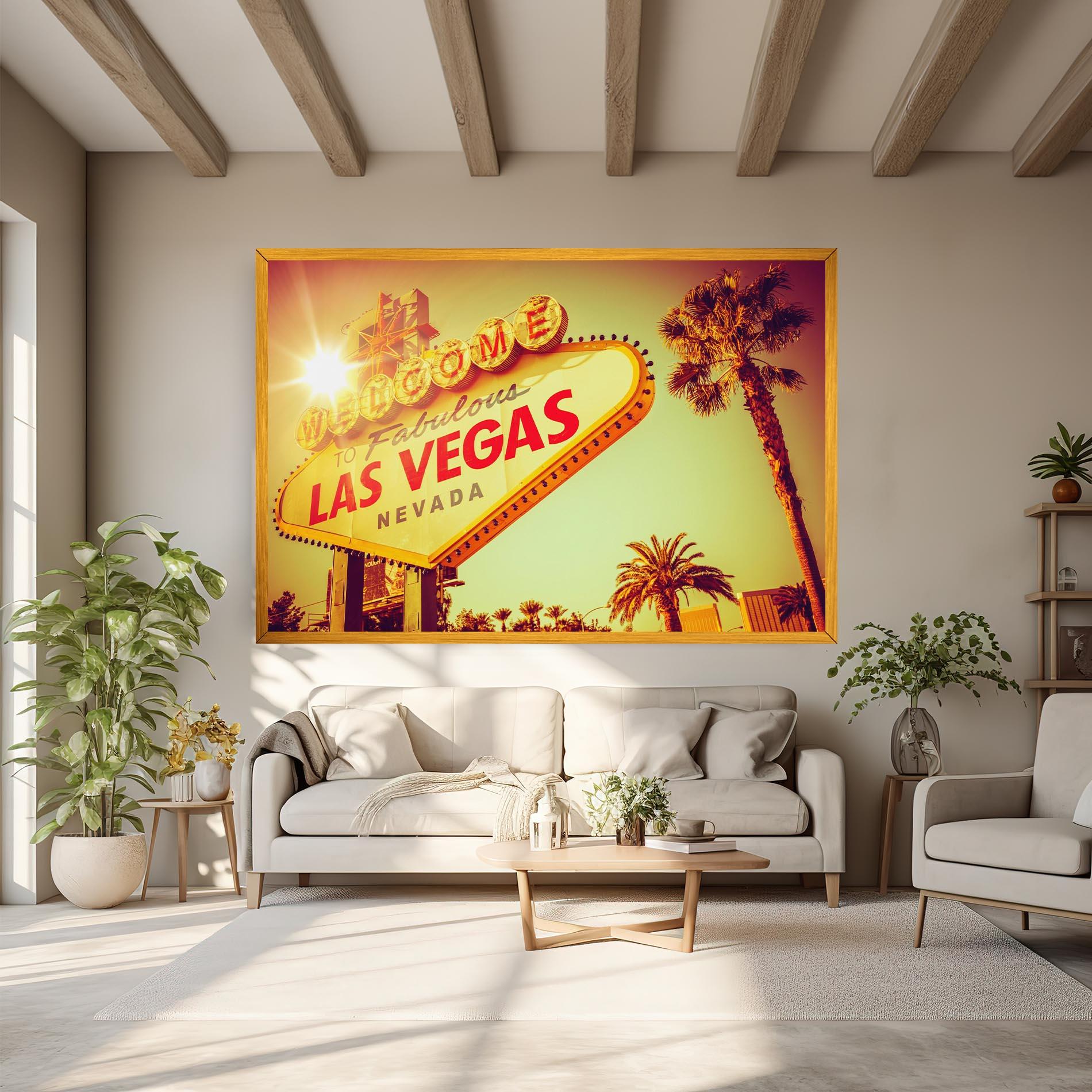 Obraz na Płótnie Las Vegas Nevada mockup 6