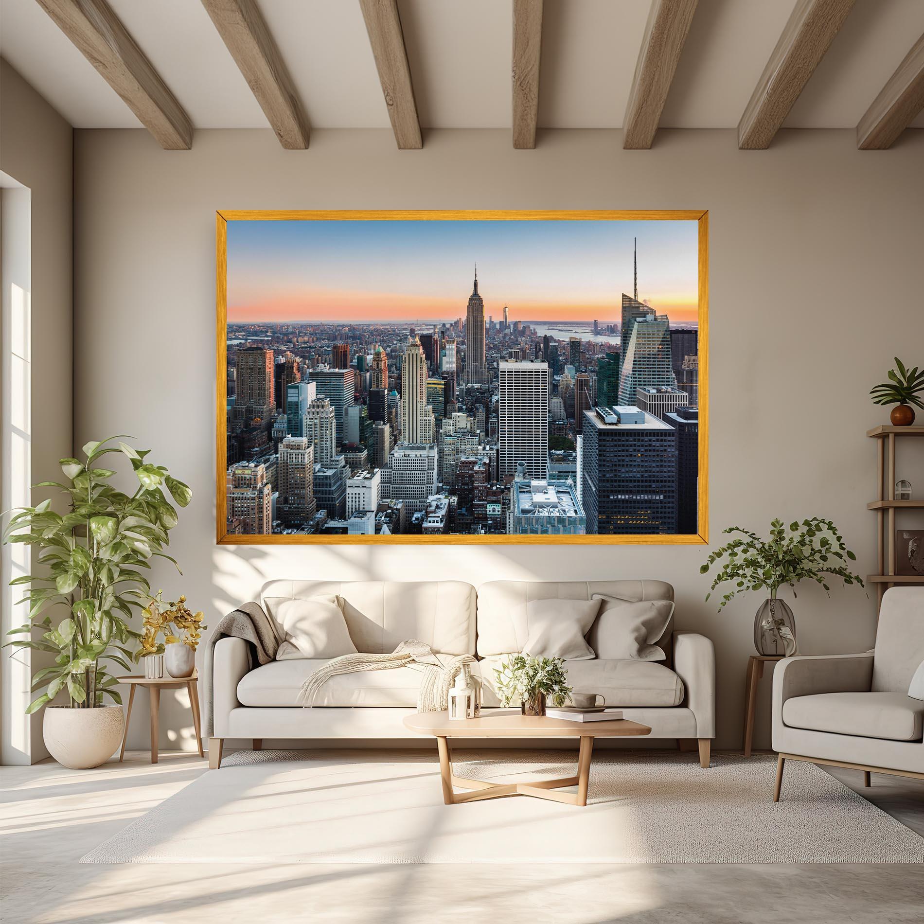 Obraz na Płótnie New York Skyline mockup 6