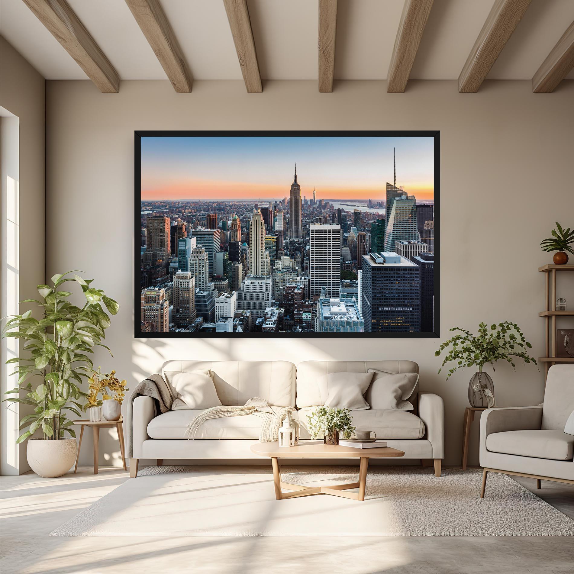 Obraz na Płótnie New York Skyline mockup 6