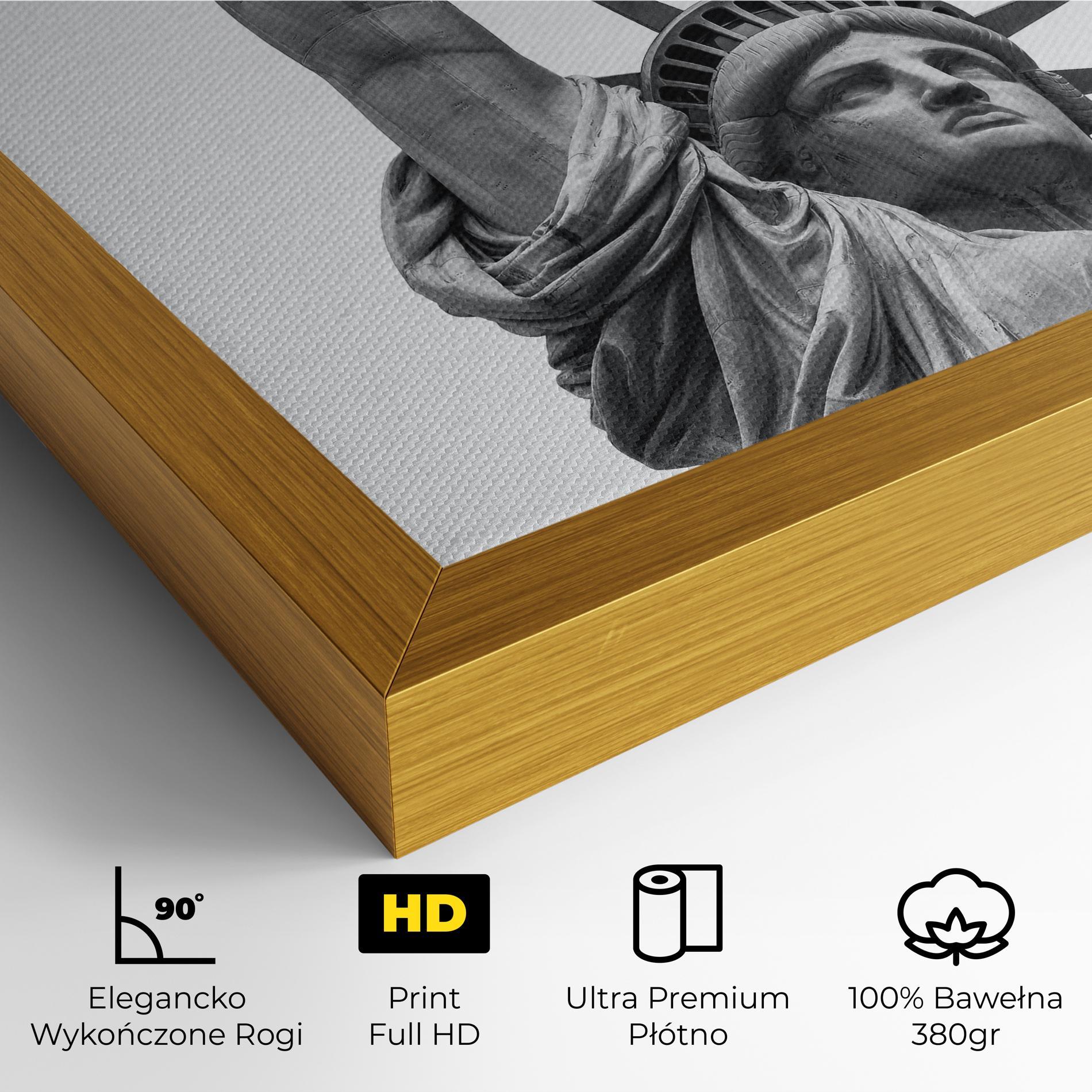 Obraz na Płótnie Liberty Statue mockup 4