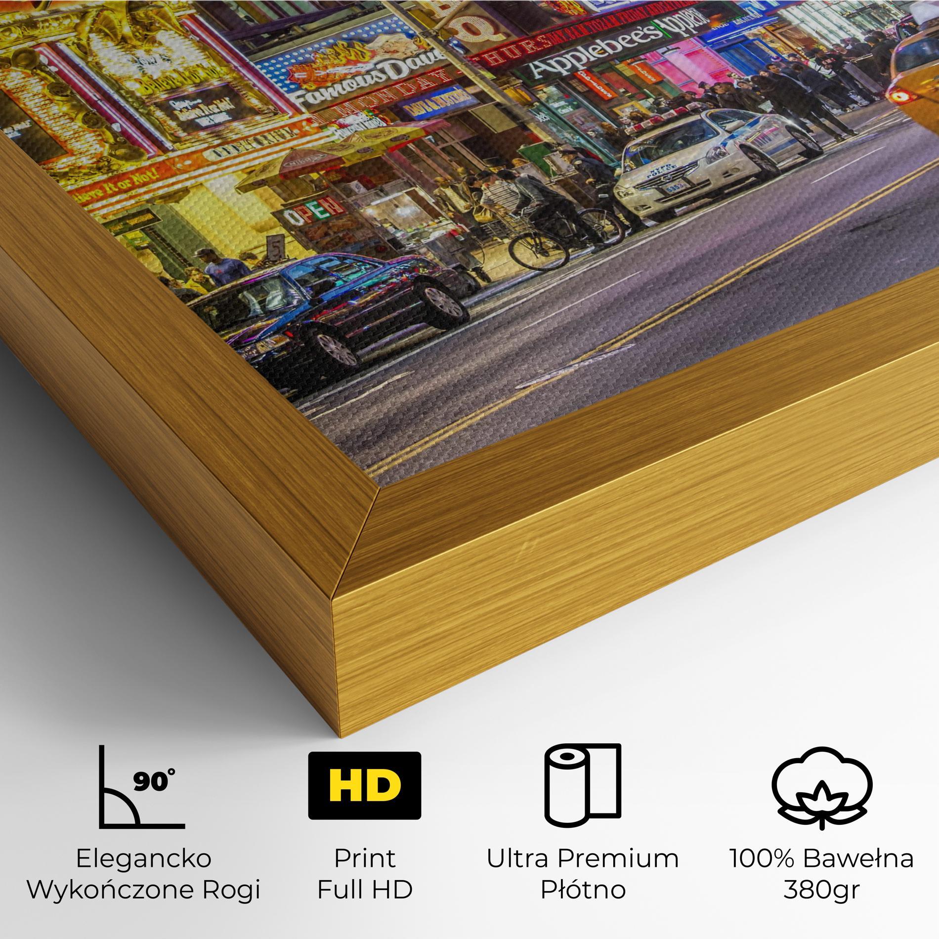 Obraz na Płótnie New York Lights mockup 4