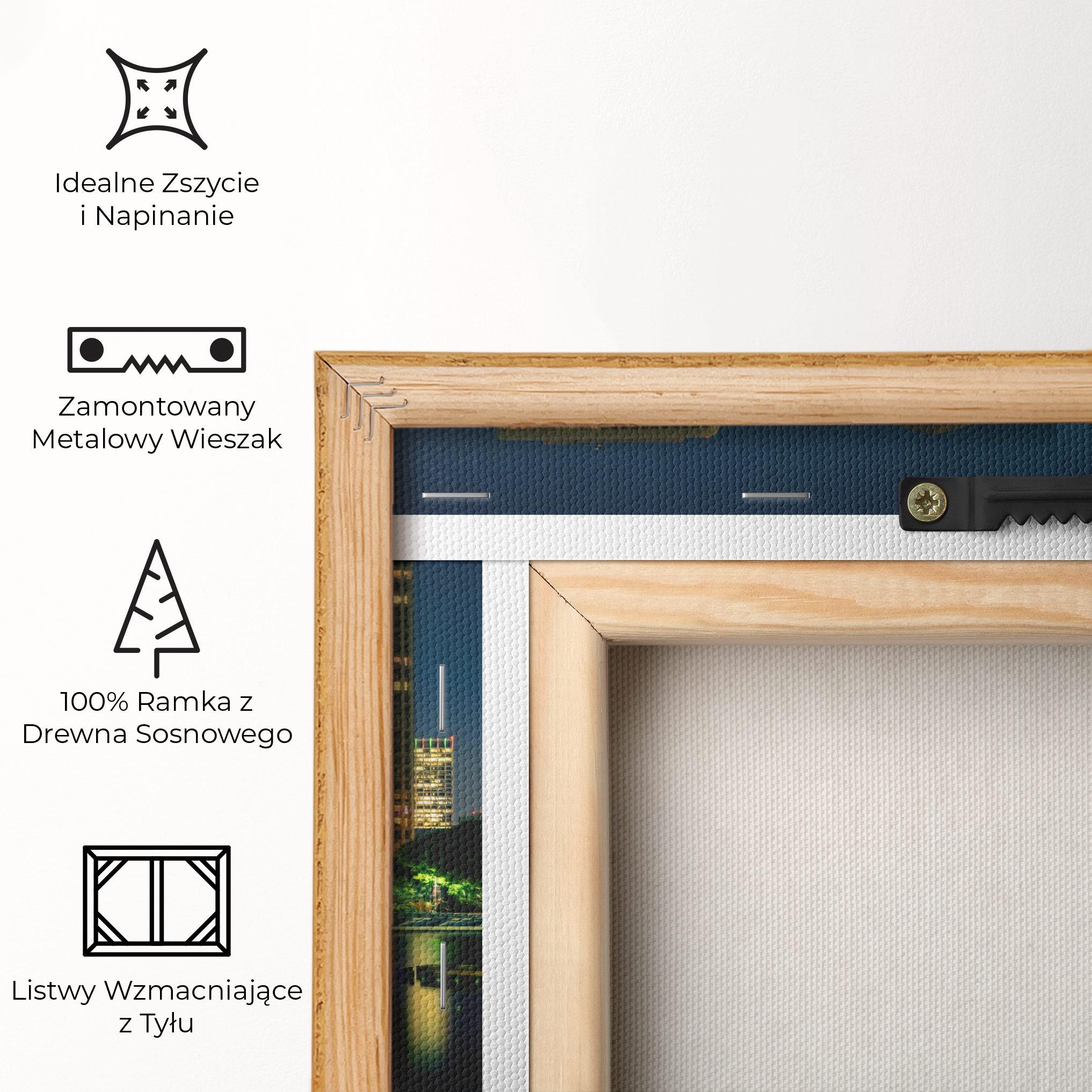 Obraz na Płótnie Los Angeles Night mockup 5