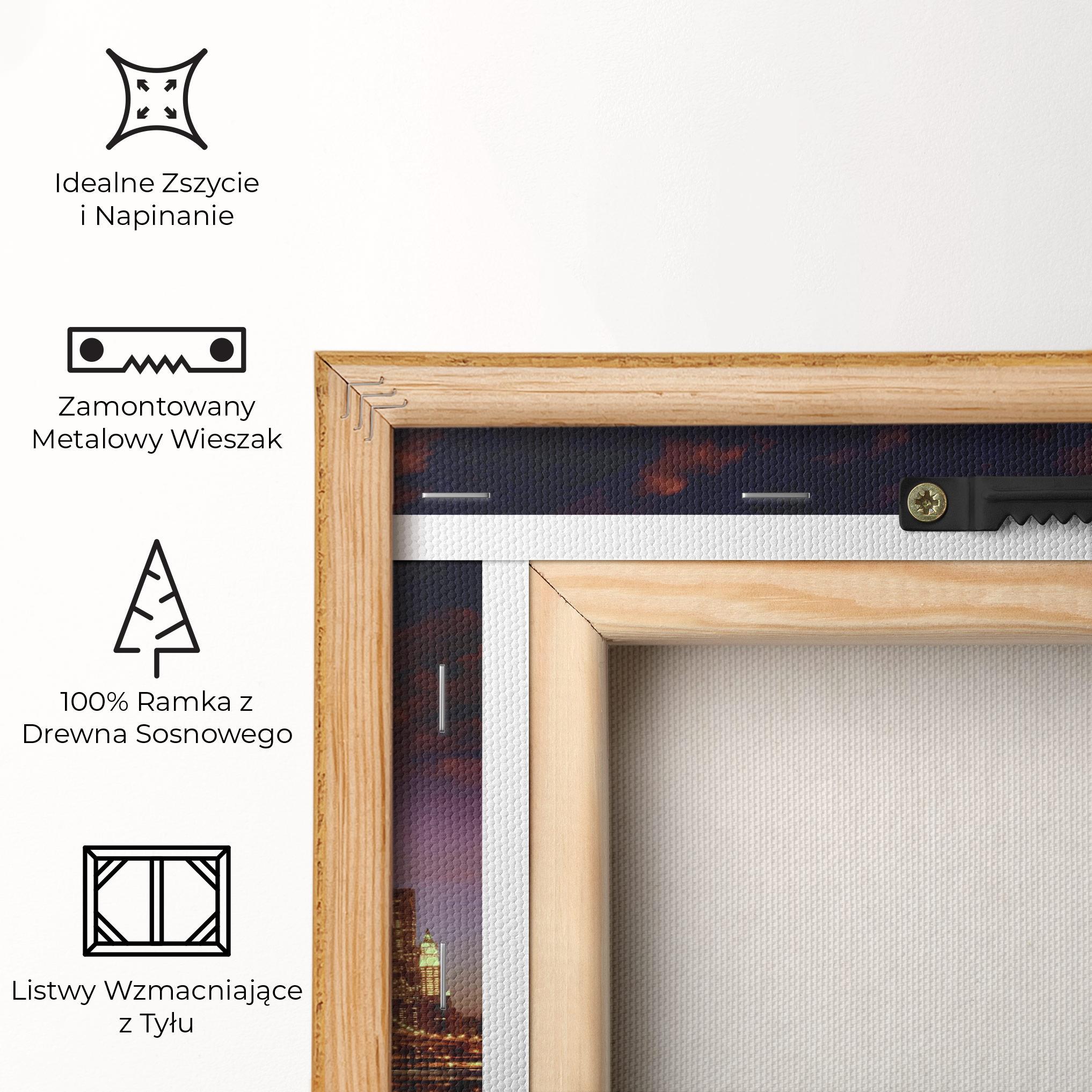 Obraz na Płótnie Sunset New York mockup 5