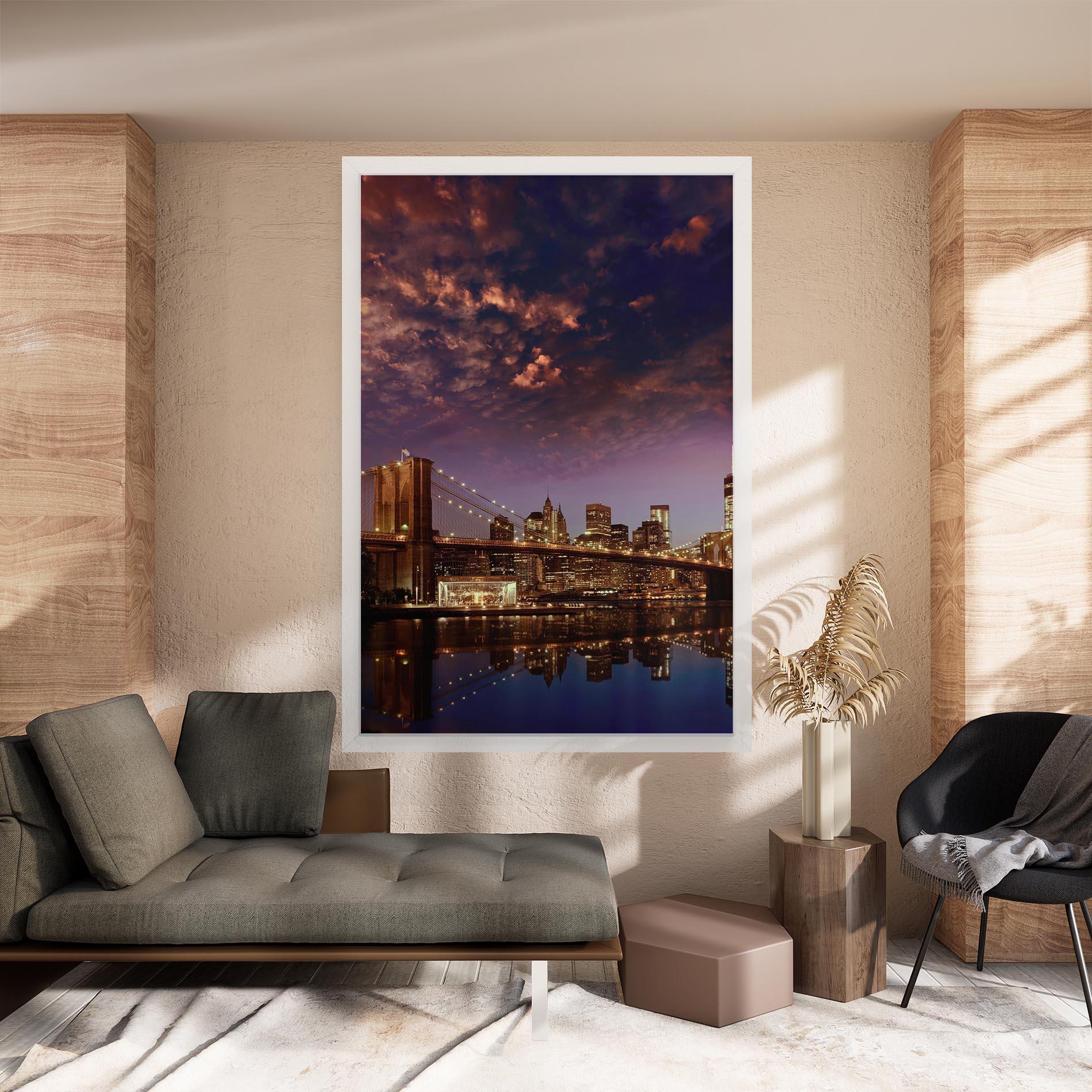 Obraz na Płótnie Sunset New York mockup 8