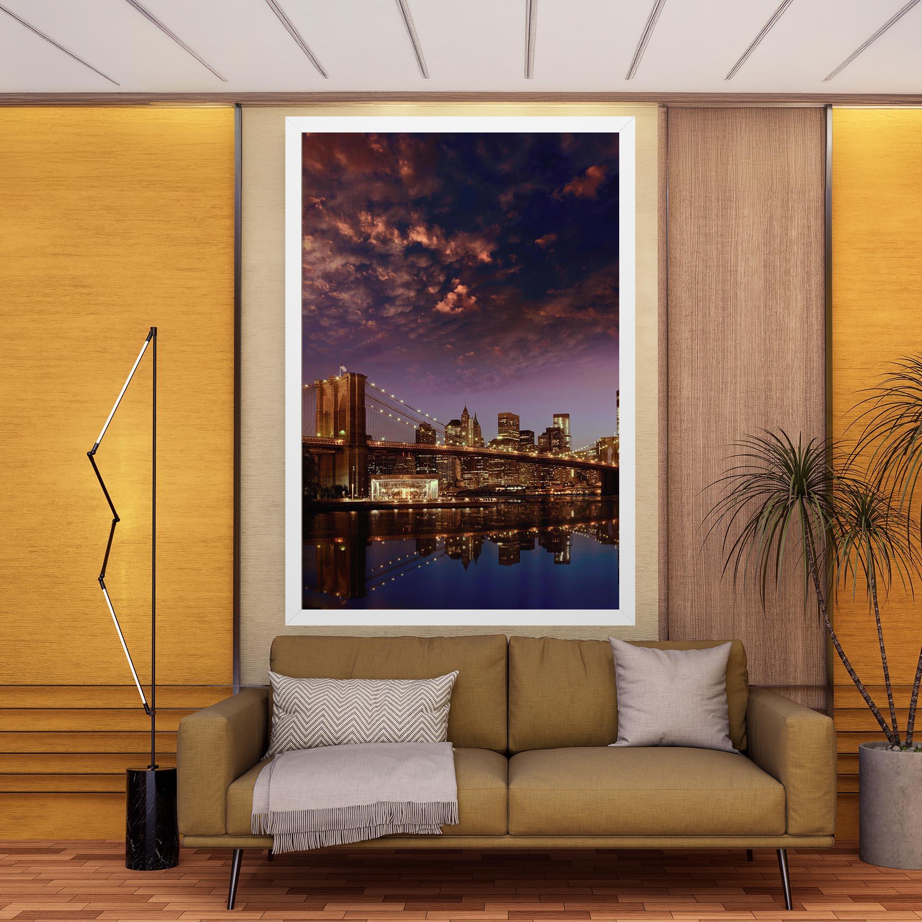 Obraz na Płótnie Sunset New York mockup 9