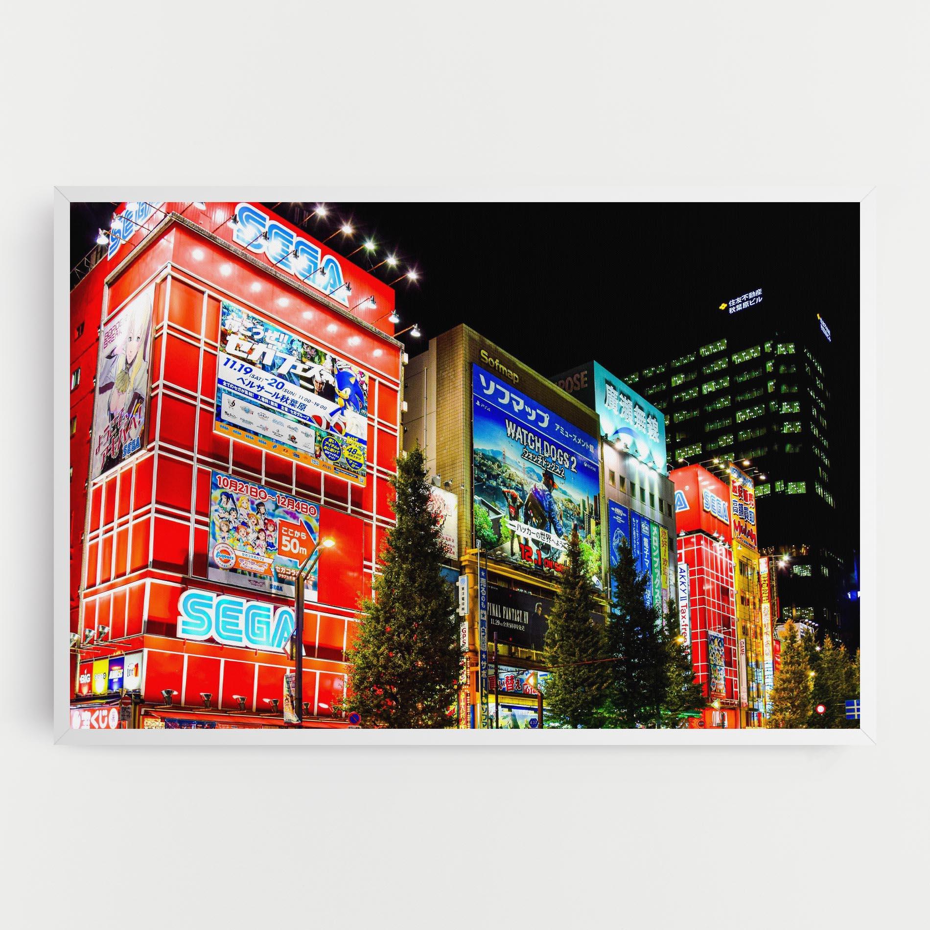 Obraz na Płótnie Akihabara Night mockup 0