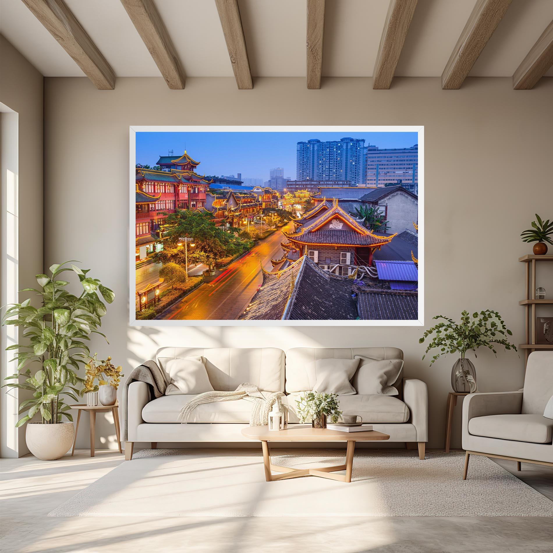 Obraz na Płótnie Chengdu China mockup 6