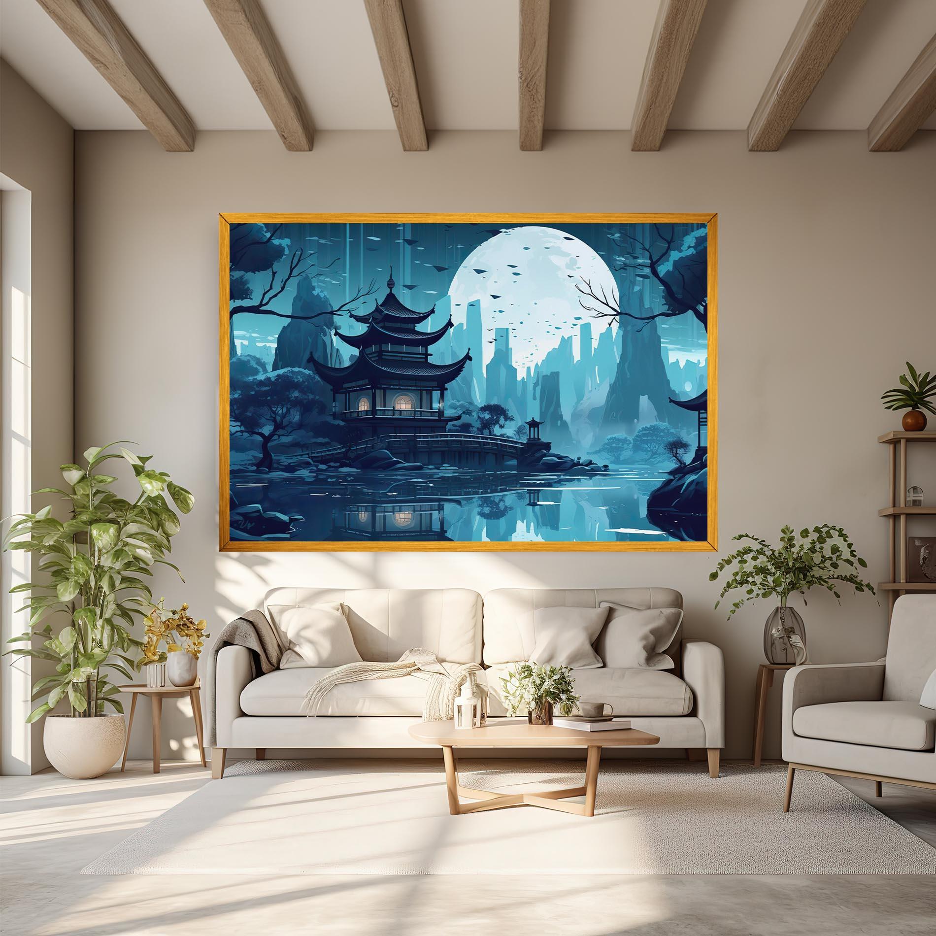 Obraz na Płótnie Chinese Cartoon mockup 6