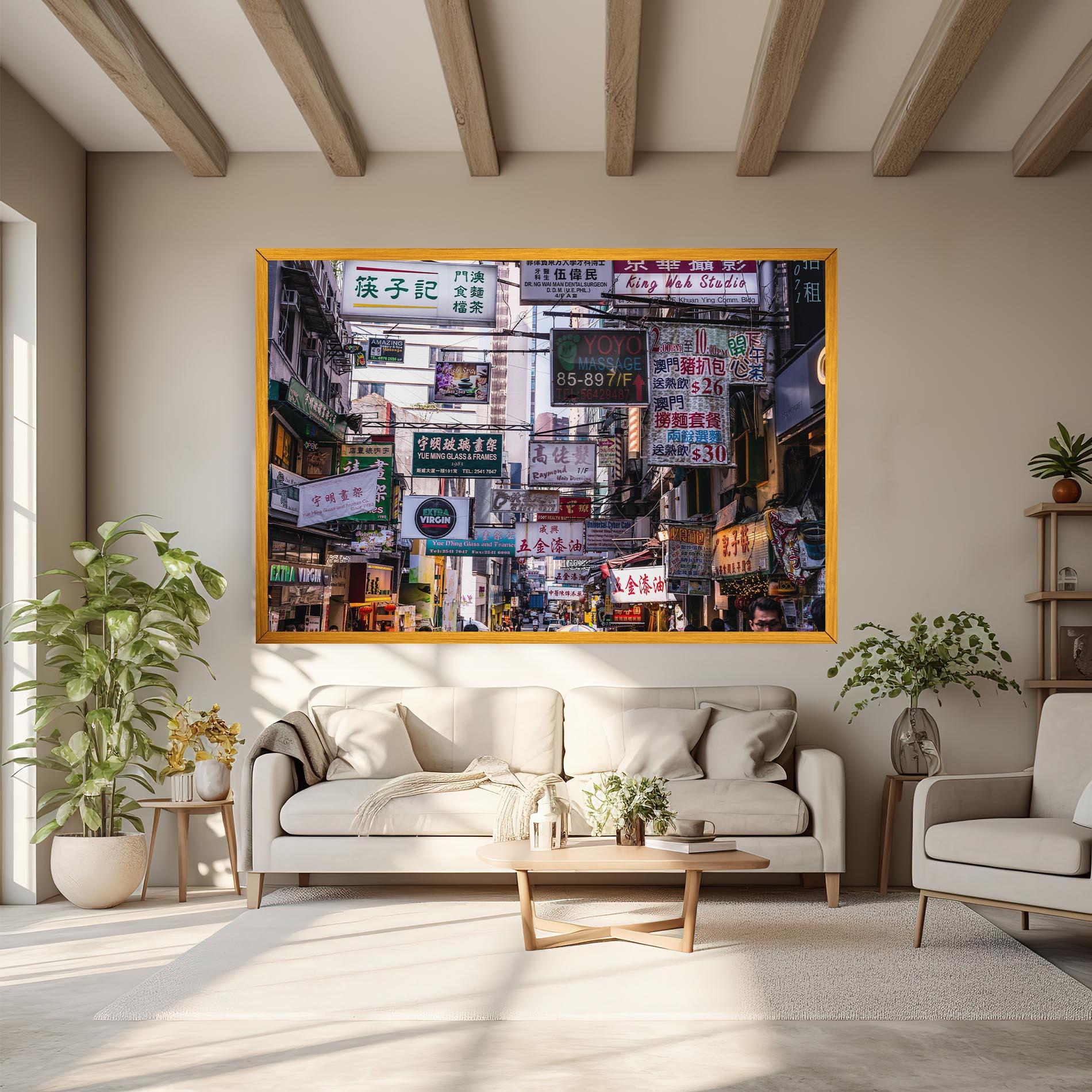 Obraz na Płótnie Mong Kok mockup 6