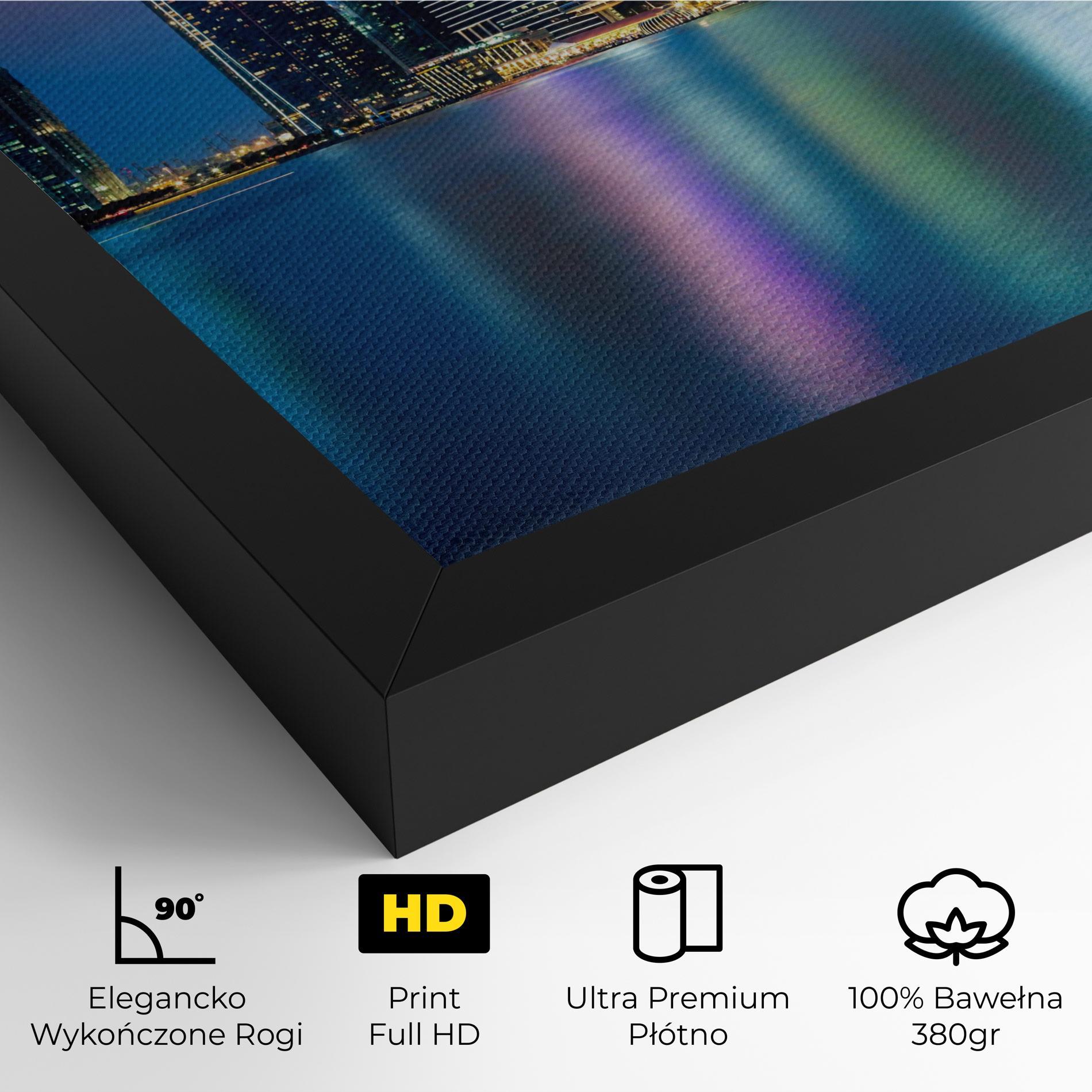 Obraz na Płótnie Hong Kong Skyline mockup 4