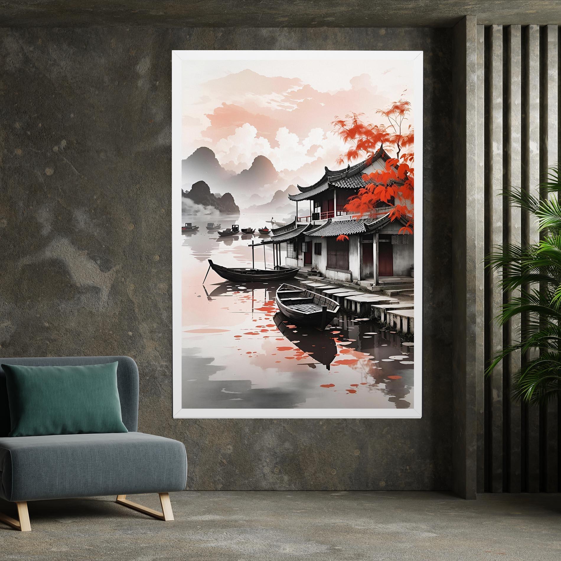 Obraz na Płótnie Architecture Reflections mockup 7