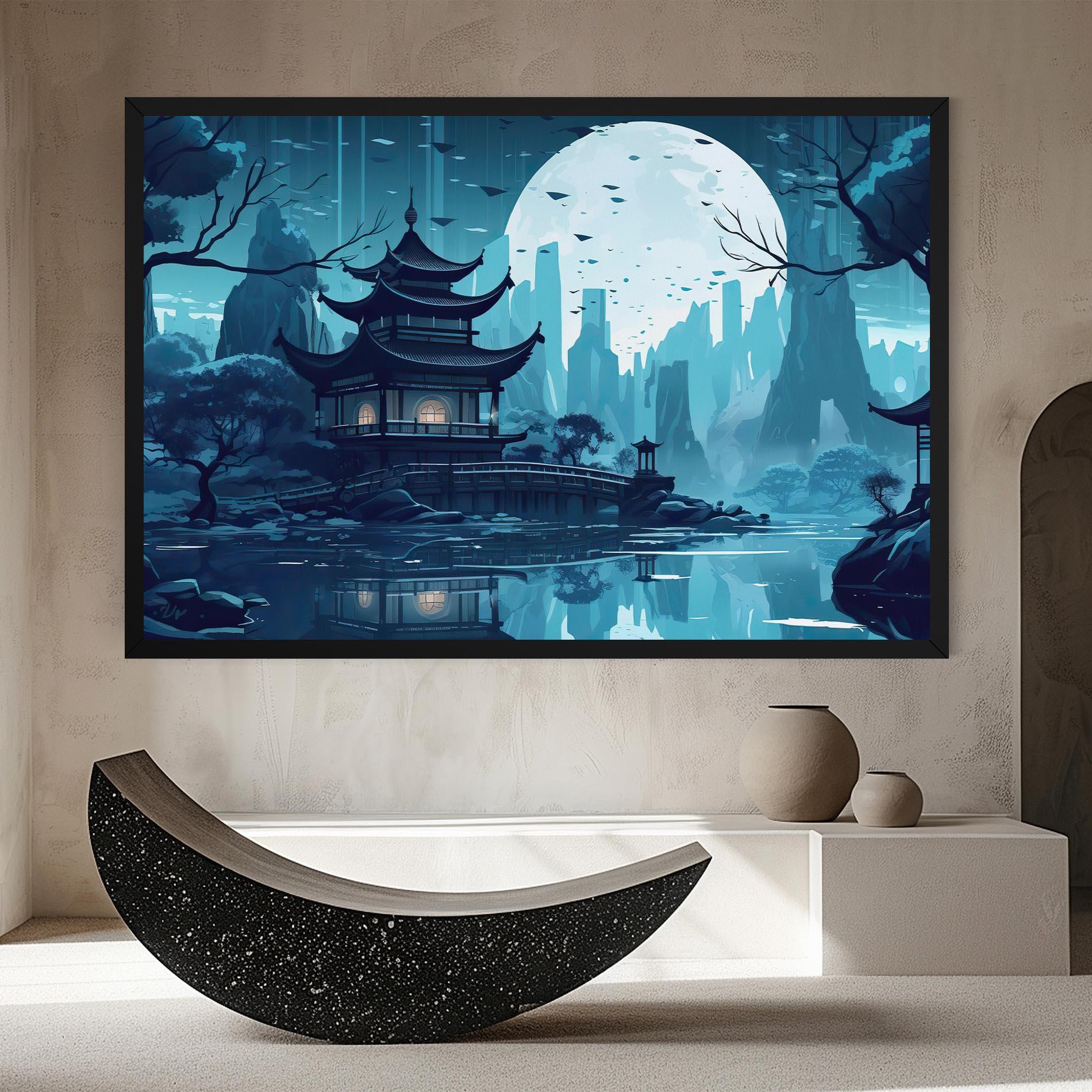 Obraz na Płótnie Chinese Cartoon mockup 8