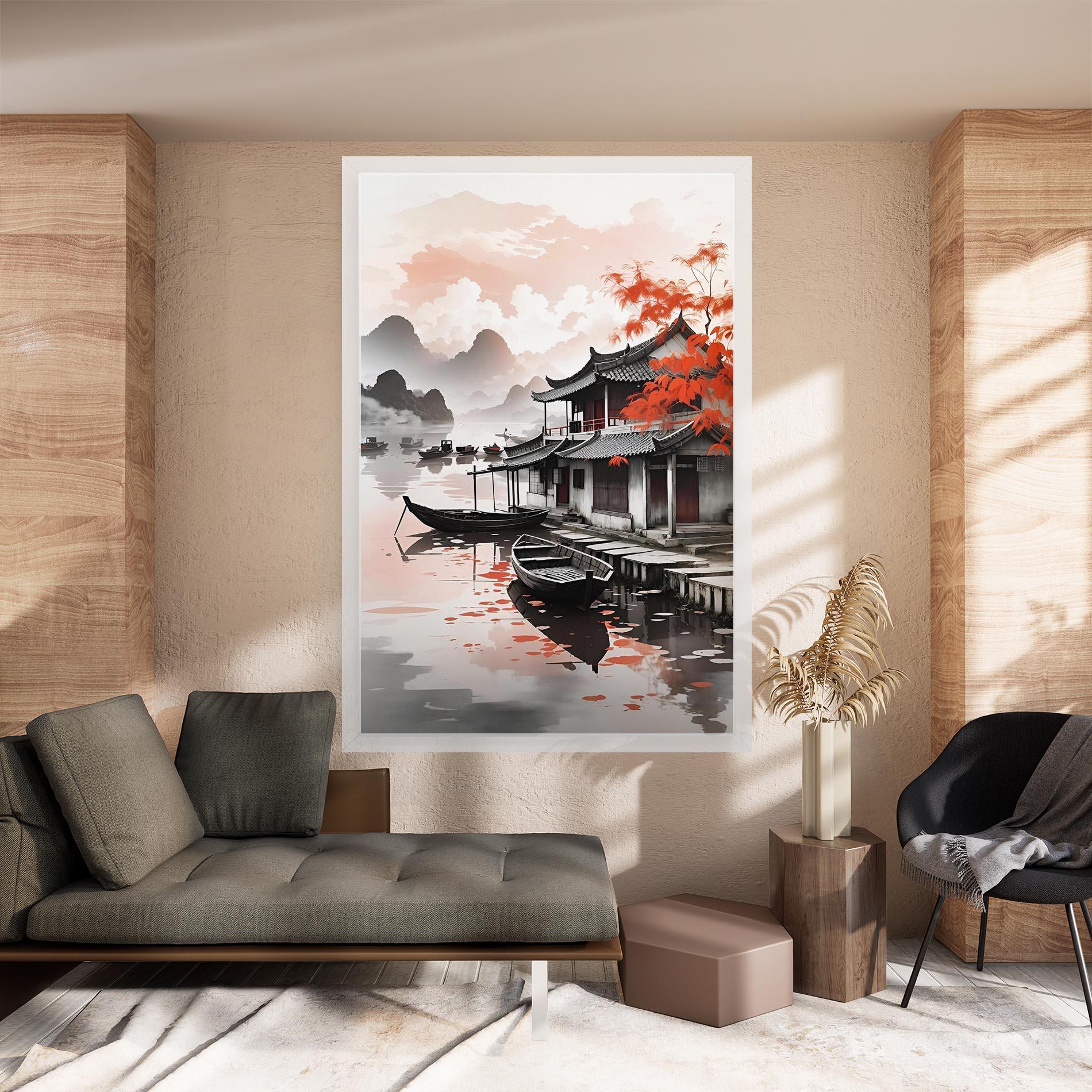 Obraz na Płótnie Architecture Reflections mockup 8