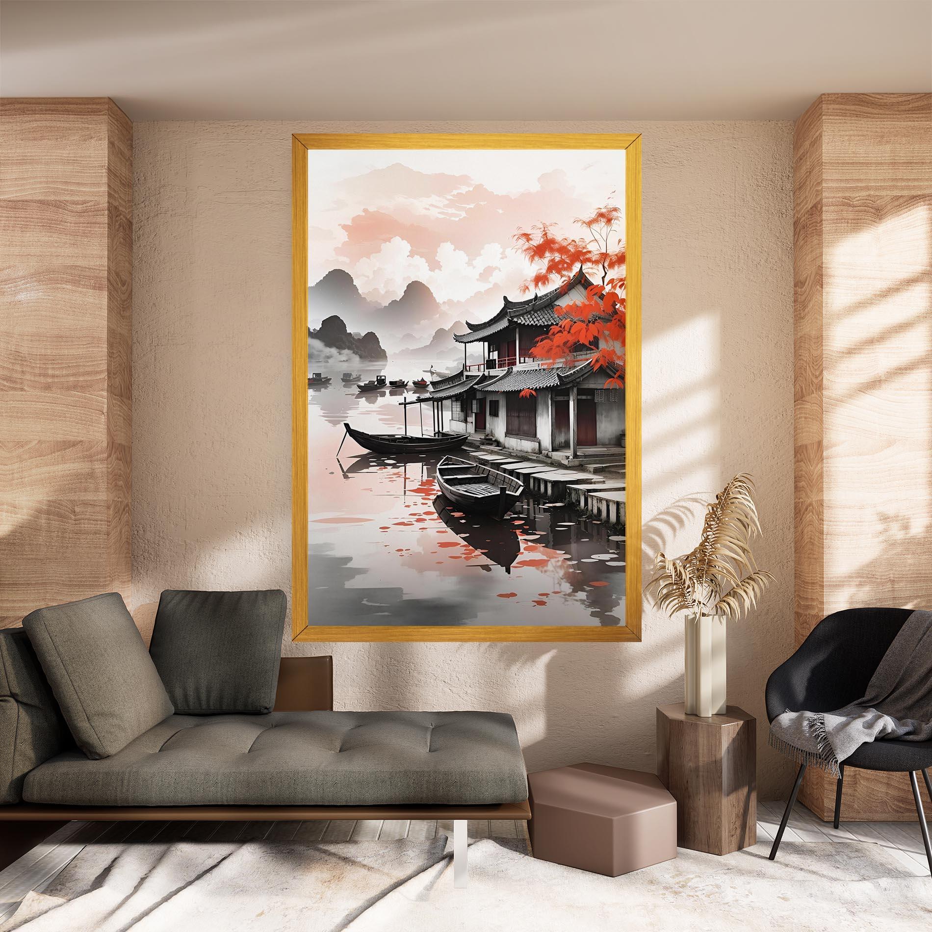 Obraz na Płótnie Architecture Reflections mockup 8