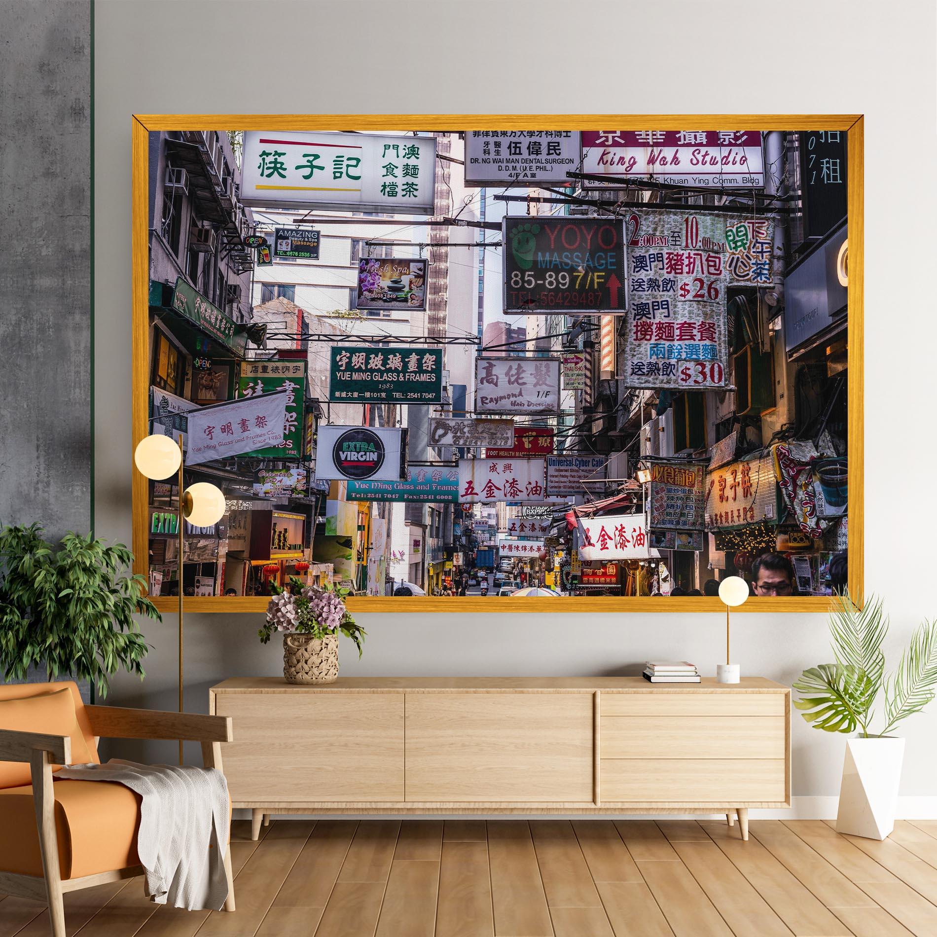 Obraz na Płótnie Mong Kok mockup 9