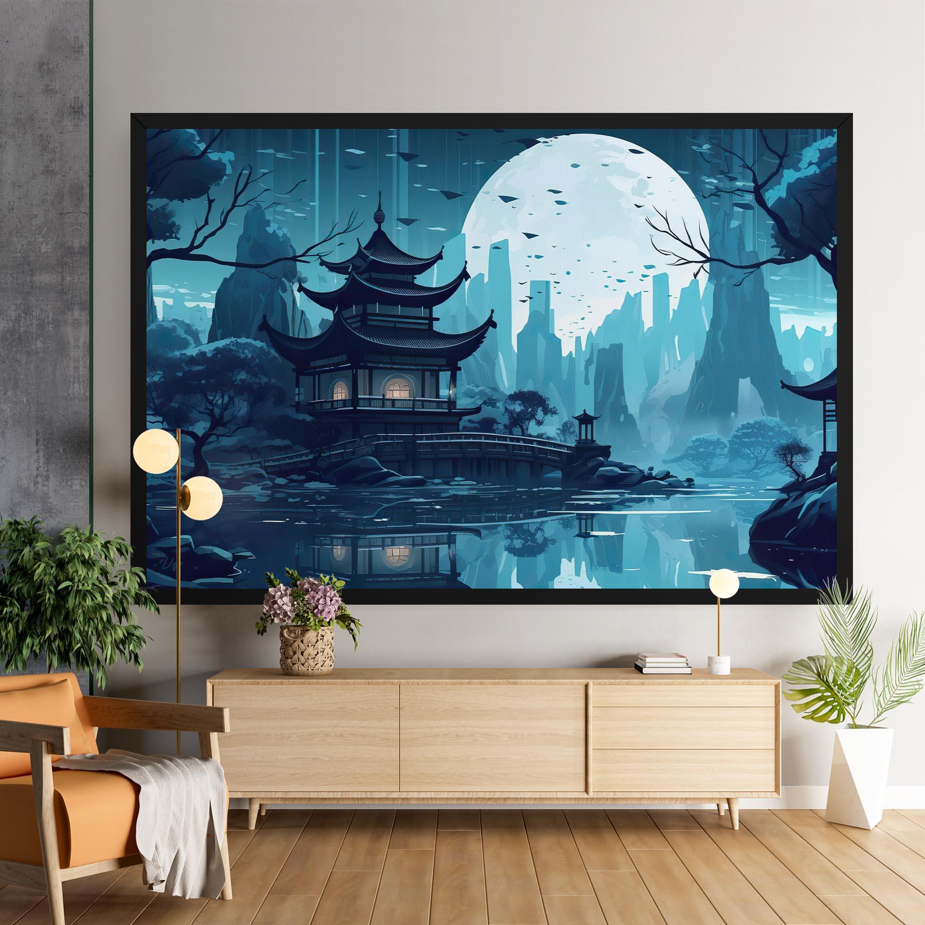 Obraz na Płótnie Chinese Cartoon mockup 9