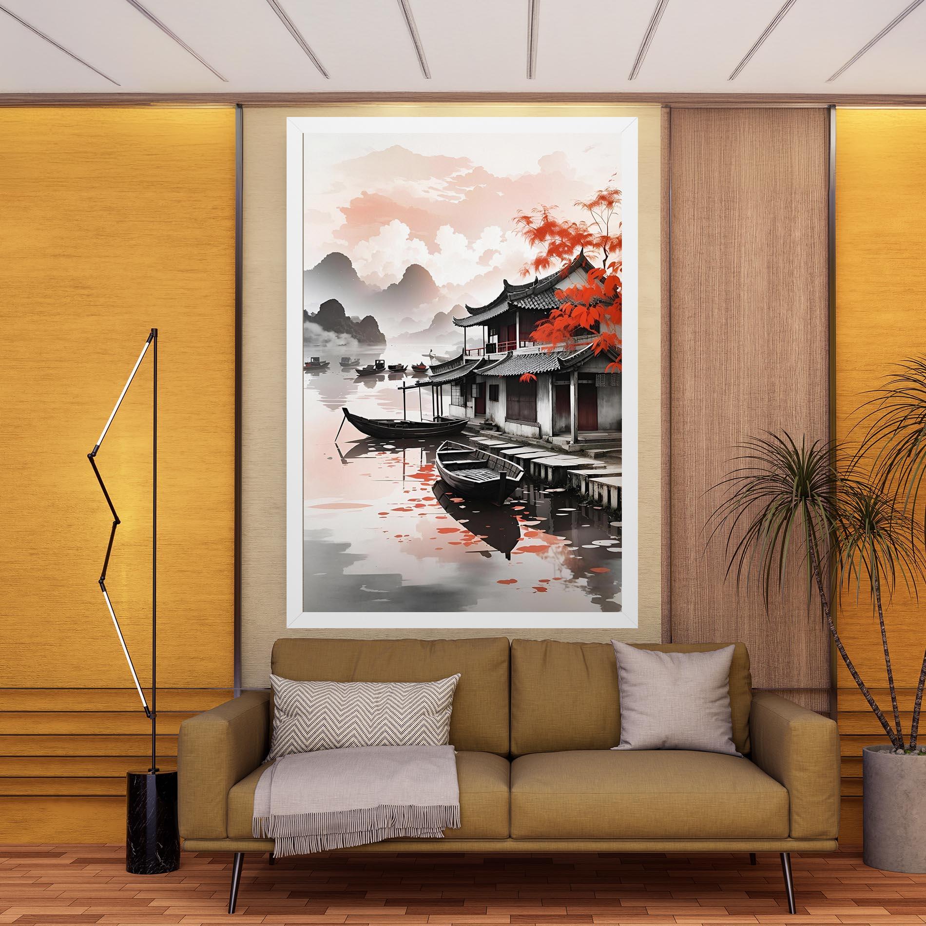 Obraz na Płótnie Architecture Reflections mockup 9