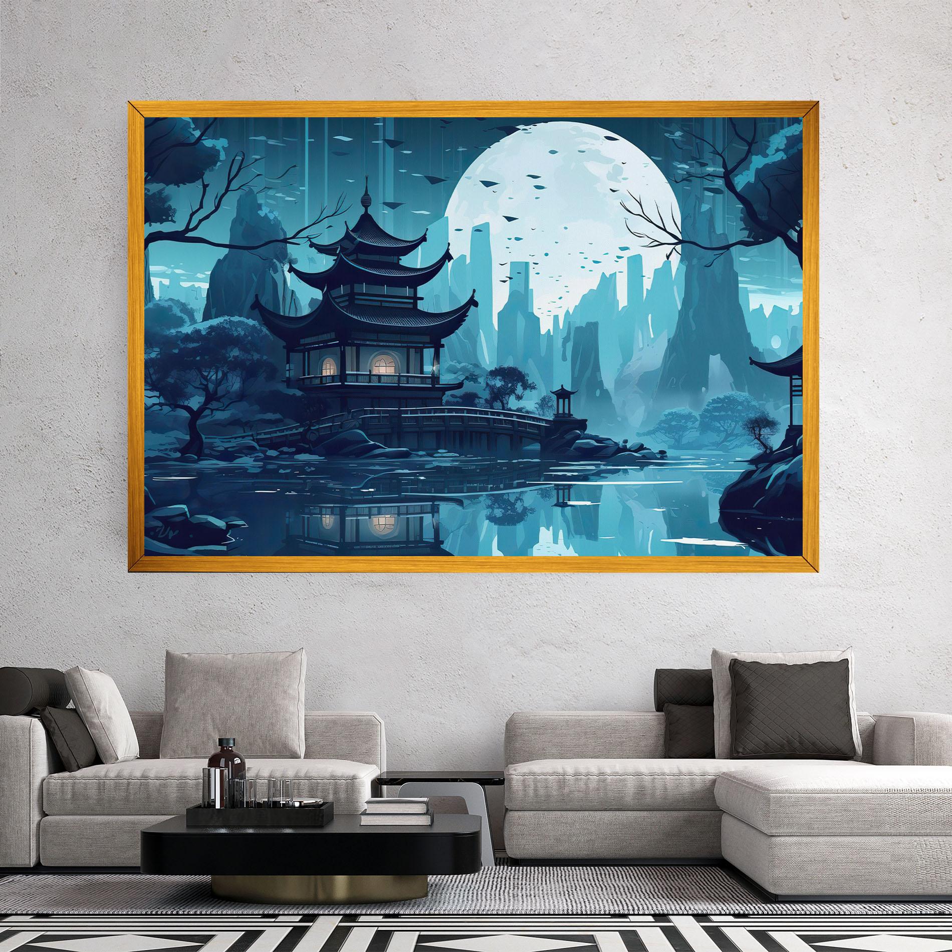 Obraz na Płótnie Chinese Cartoon mockup 2