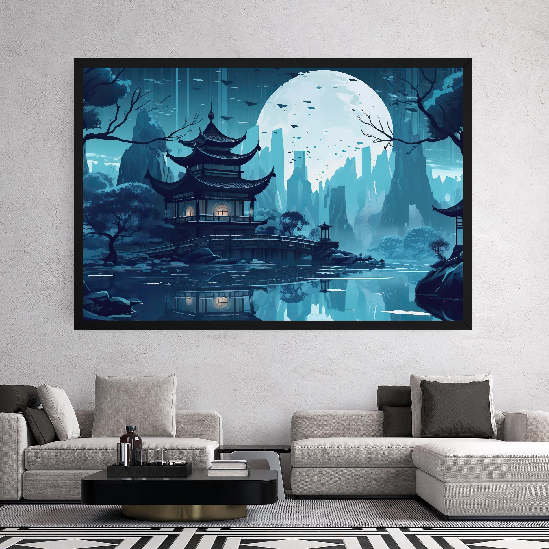 Obraz na Płótnie Chinese Cartoon mockup 2