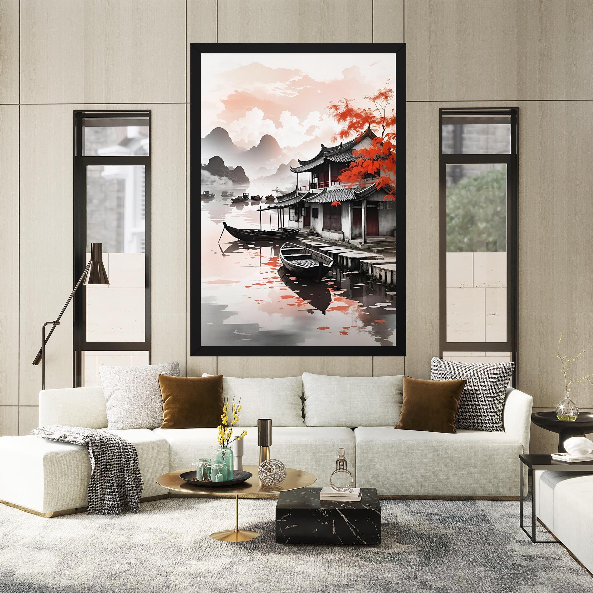 Obraz na Płótnie Architecture Reflections mockup 2