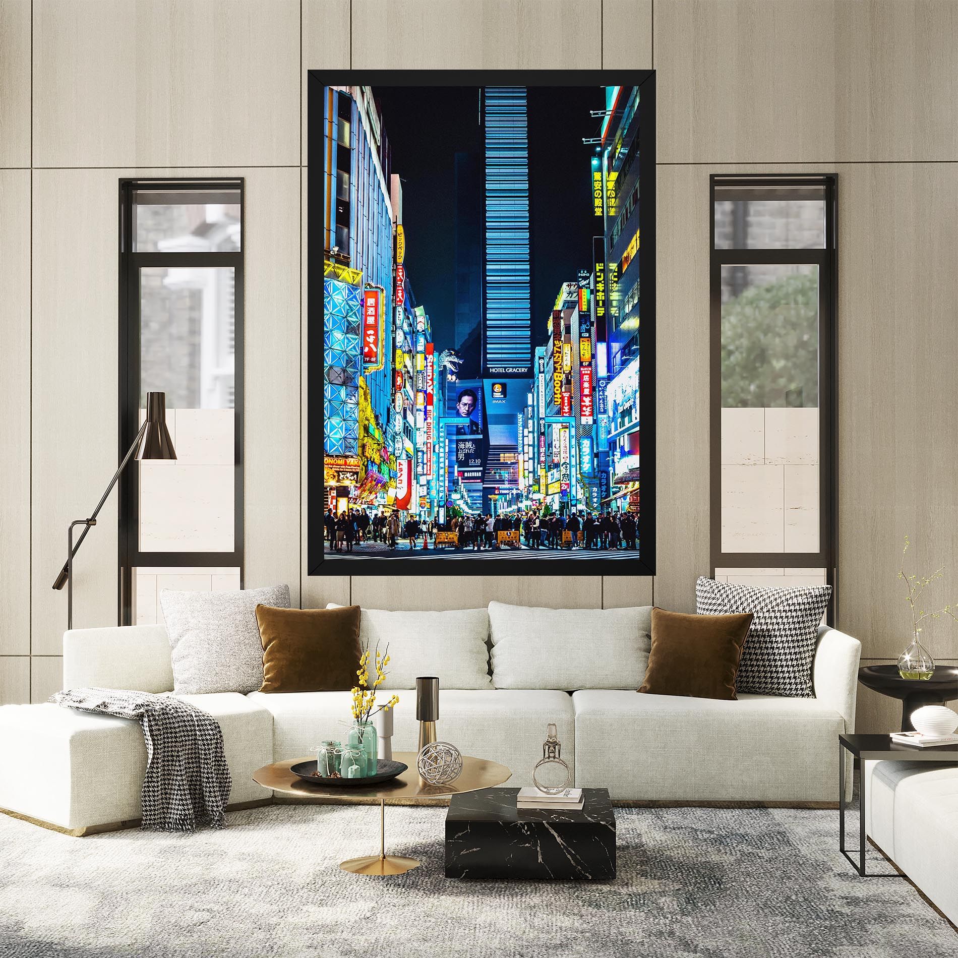 Colorful City Lights mockup 2