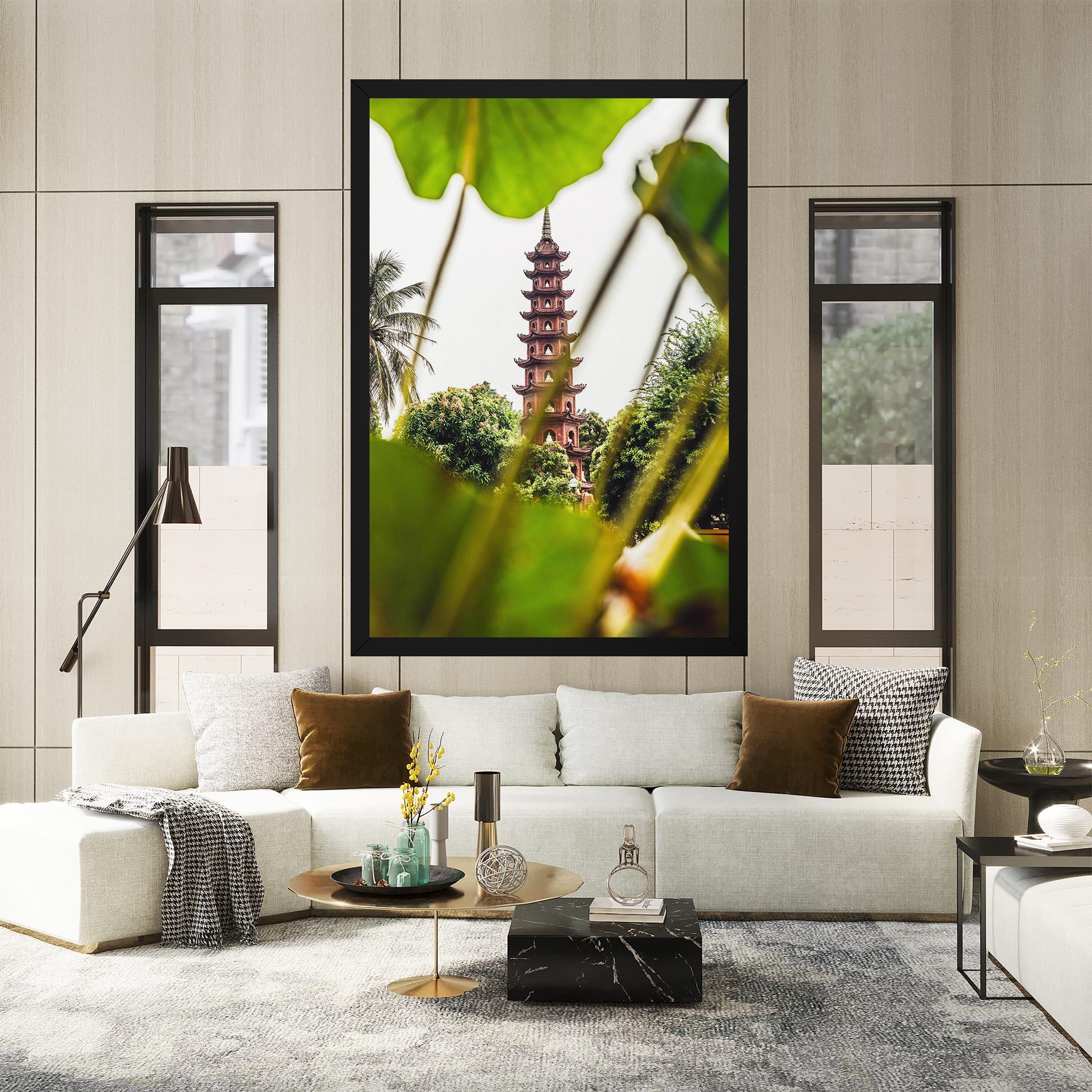 Obraz na Płótnie Tran Quoc Pagoda mockup 2
