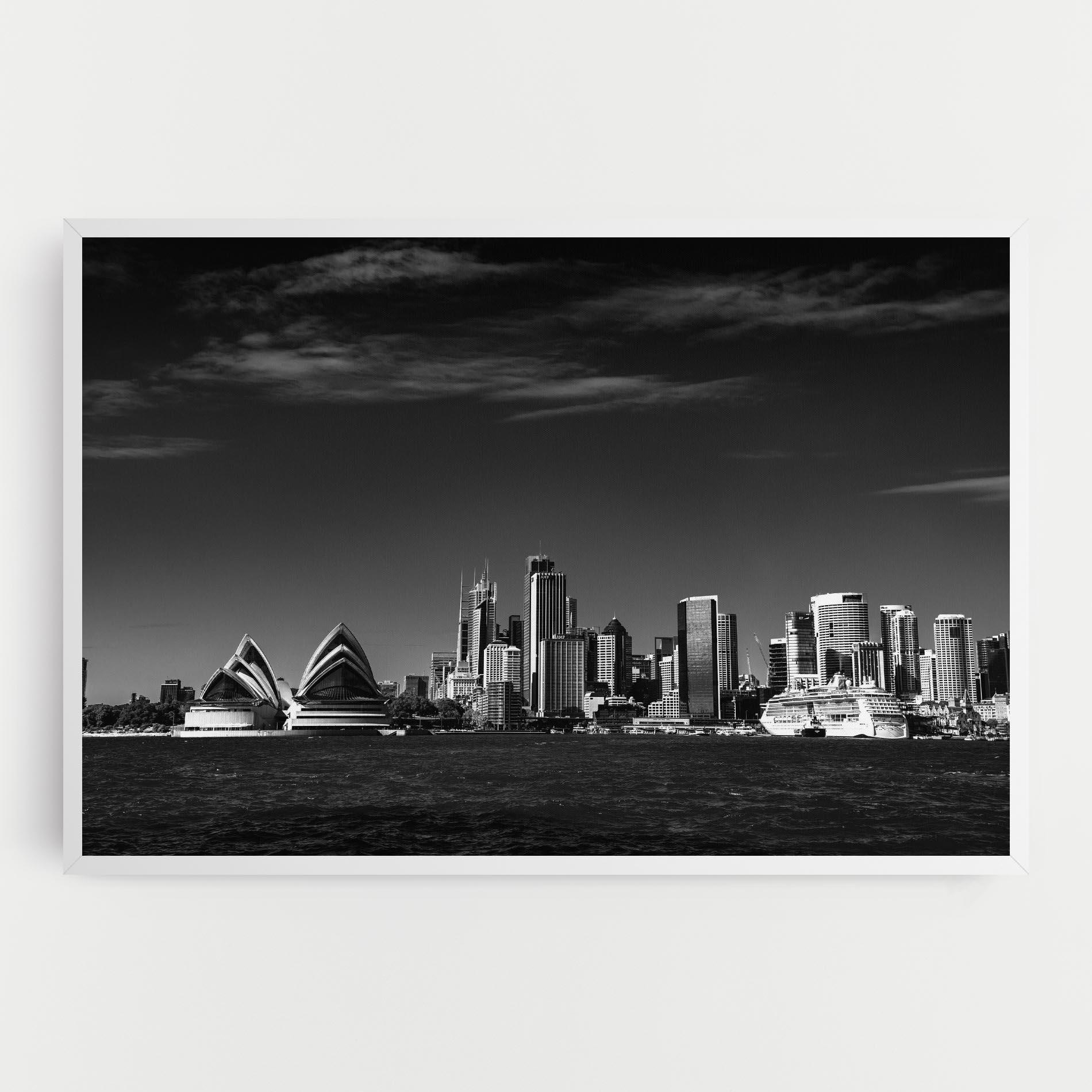 Obraz na Płótnie Grey Sidnew mockup 0