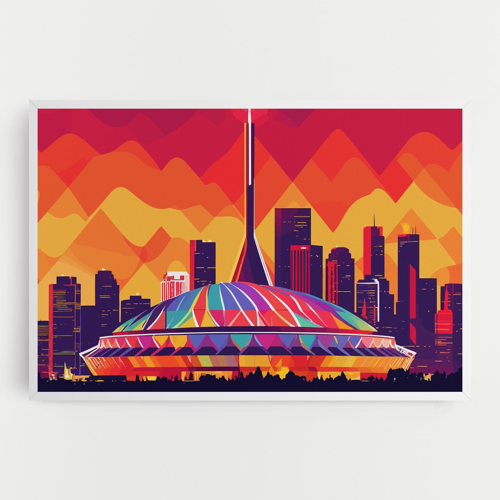 Obraz na Płótnie Olympic Stadium mockup 0