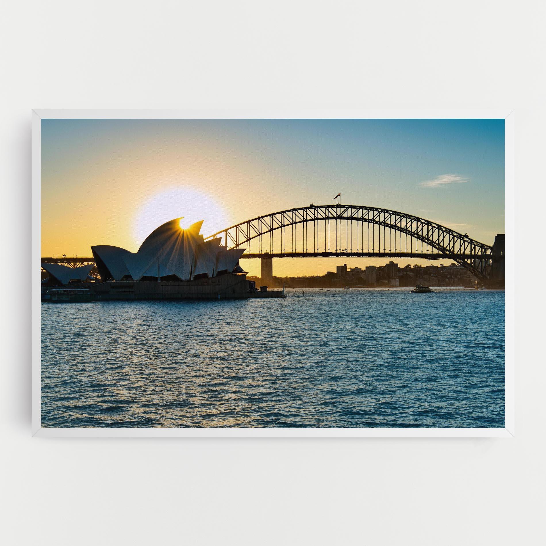Obraz na Płótnie Sunrise Sydney mockup 0