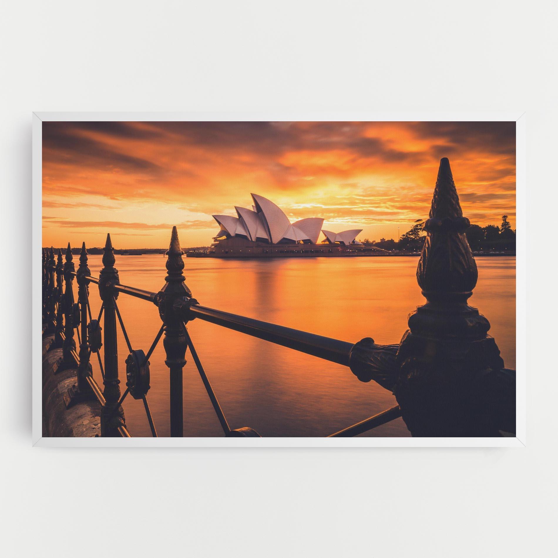 Obraz na Płótnie Sydney Orange View mockup 0