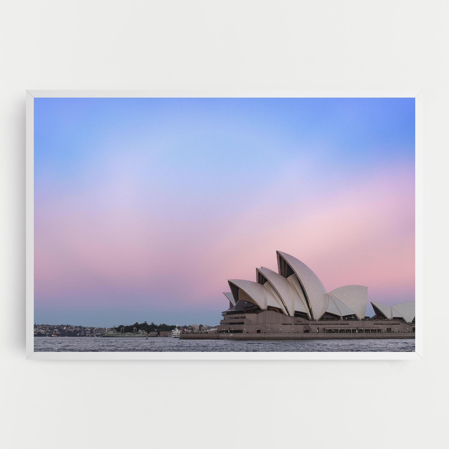 Obraz na Płótnie Sydney Purple Sky mockup 0