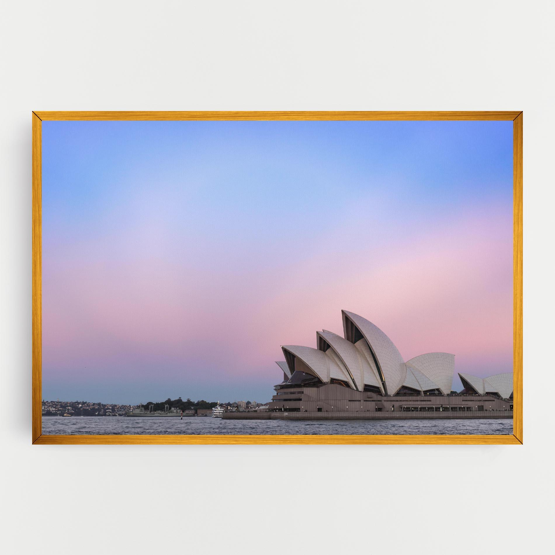 Obraz na Płótnie Sydney Purple Sky mockup 0