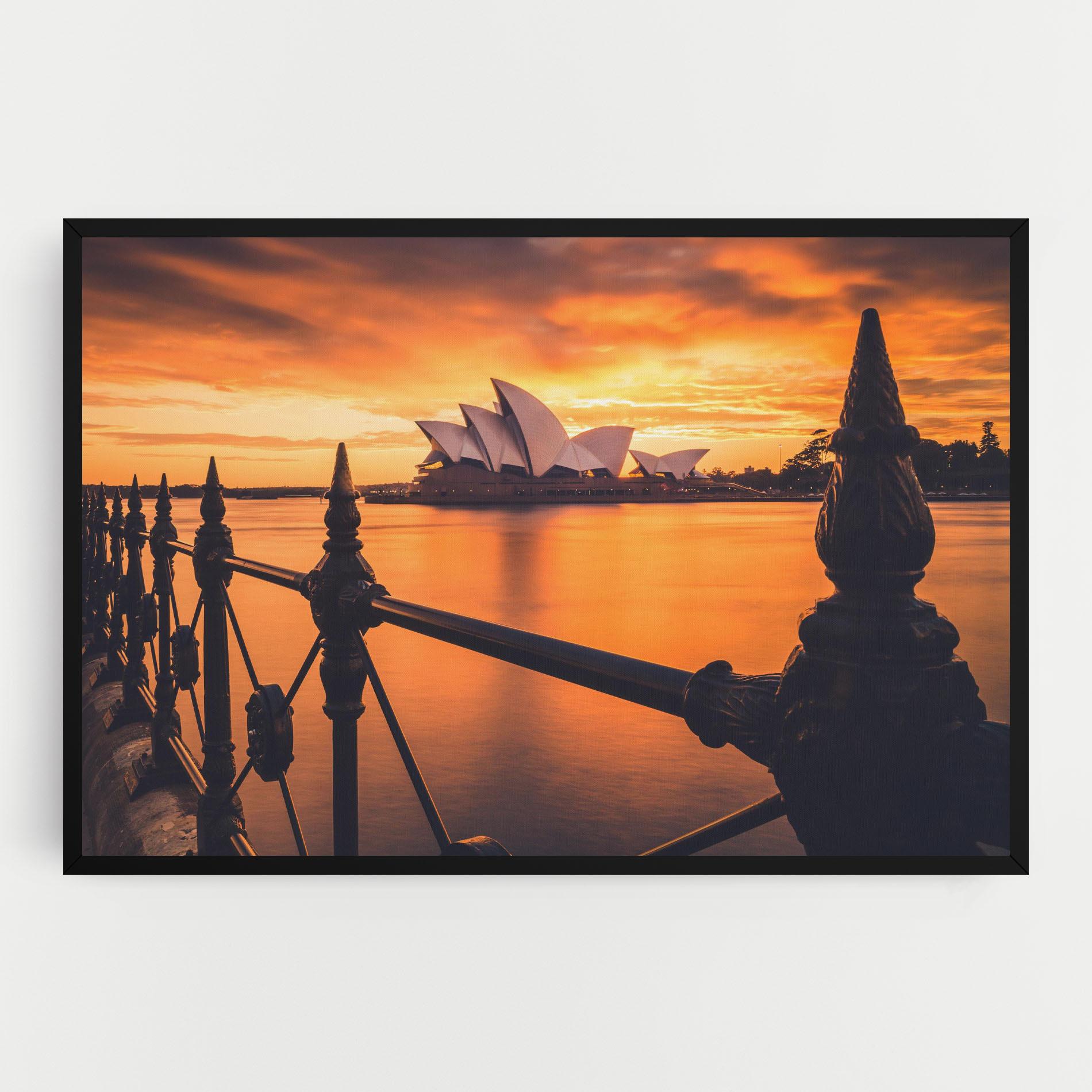 Obraz na Płótnie Sydney Orange View mockup 0